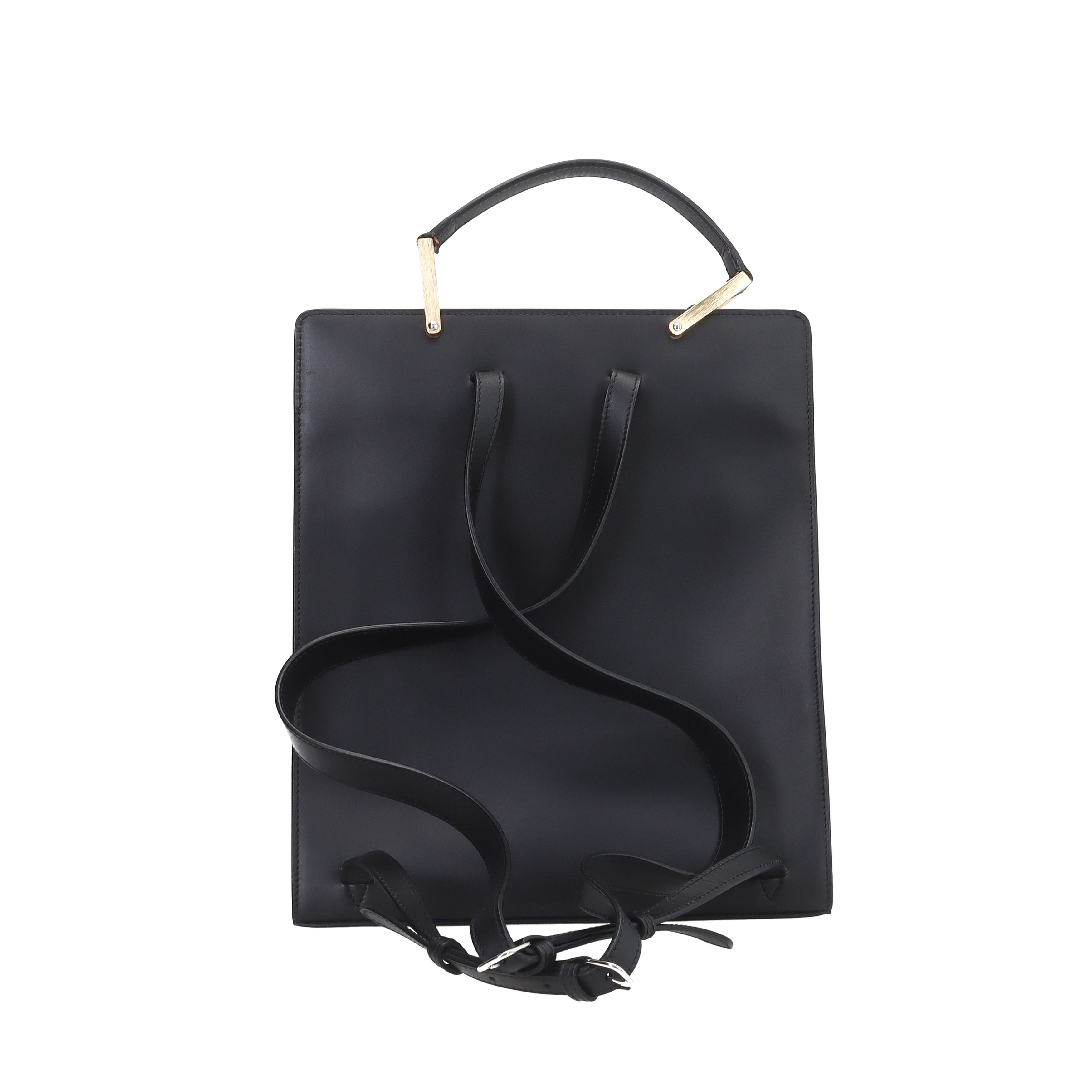 Balenciaga Balenciaga Black Leather Backpack Size ONE SIZE - 3 Thumbnail