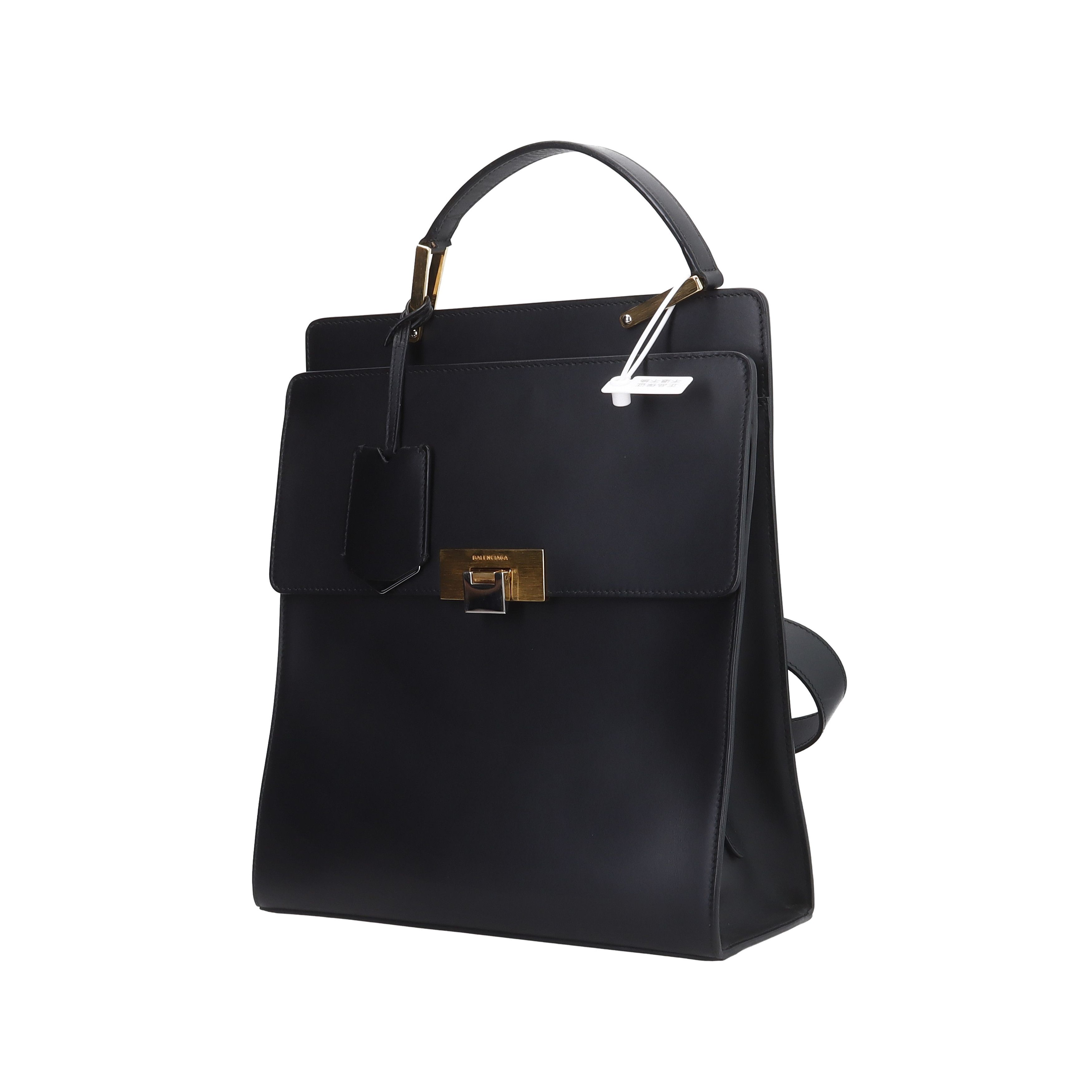 Balenciaga Balenciaga Black Leather Backpack Size ONE SIZE - 2 Thumbnail