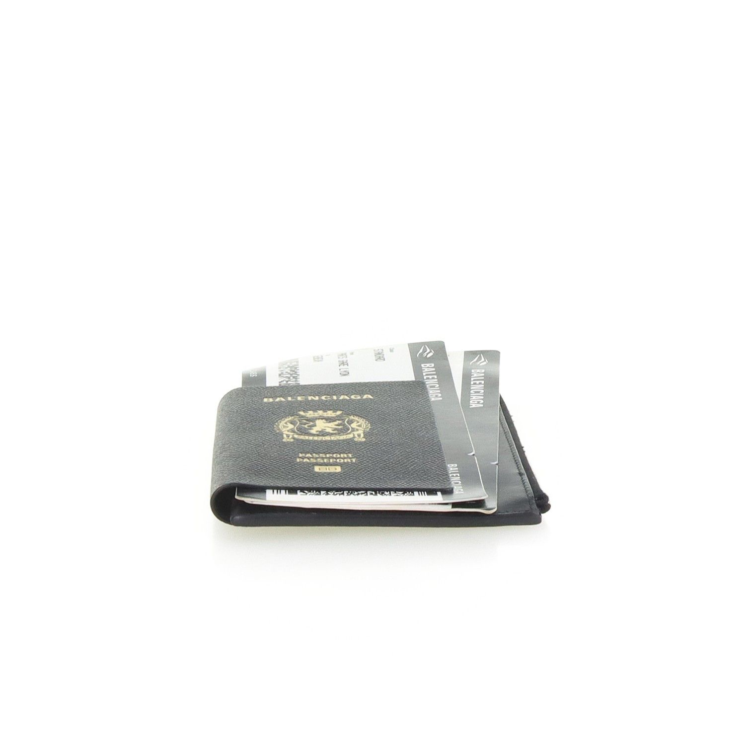 Balenciaga Balenciaga Logo Passport Holder Wallet Size ONE SIZE - 4 Thumbnail