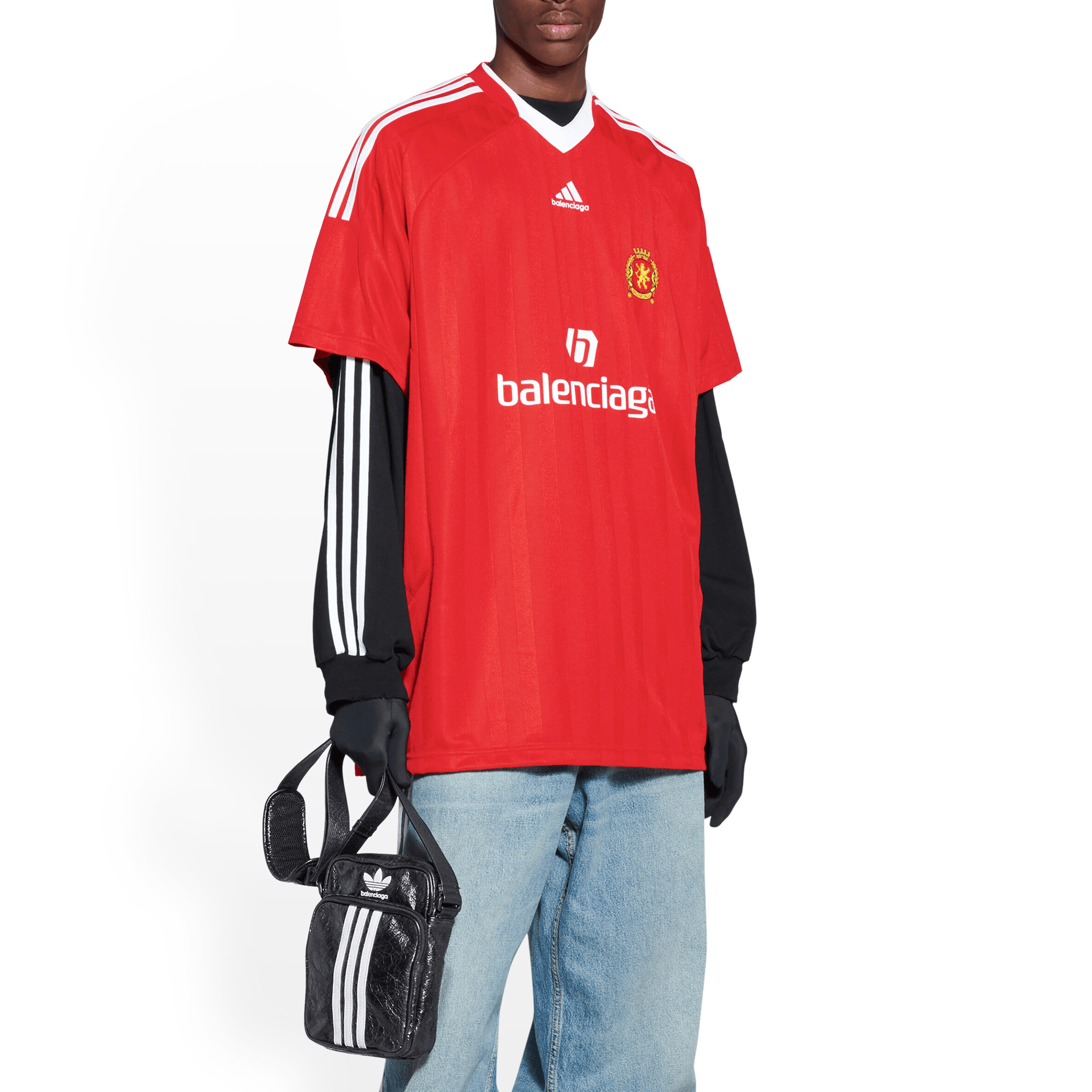 Balenciaga Balenciaga x Adidas Leather Messenger Bag One Size Size ONE SIZE - 11 Thumbnail