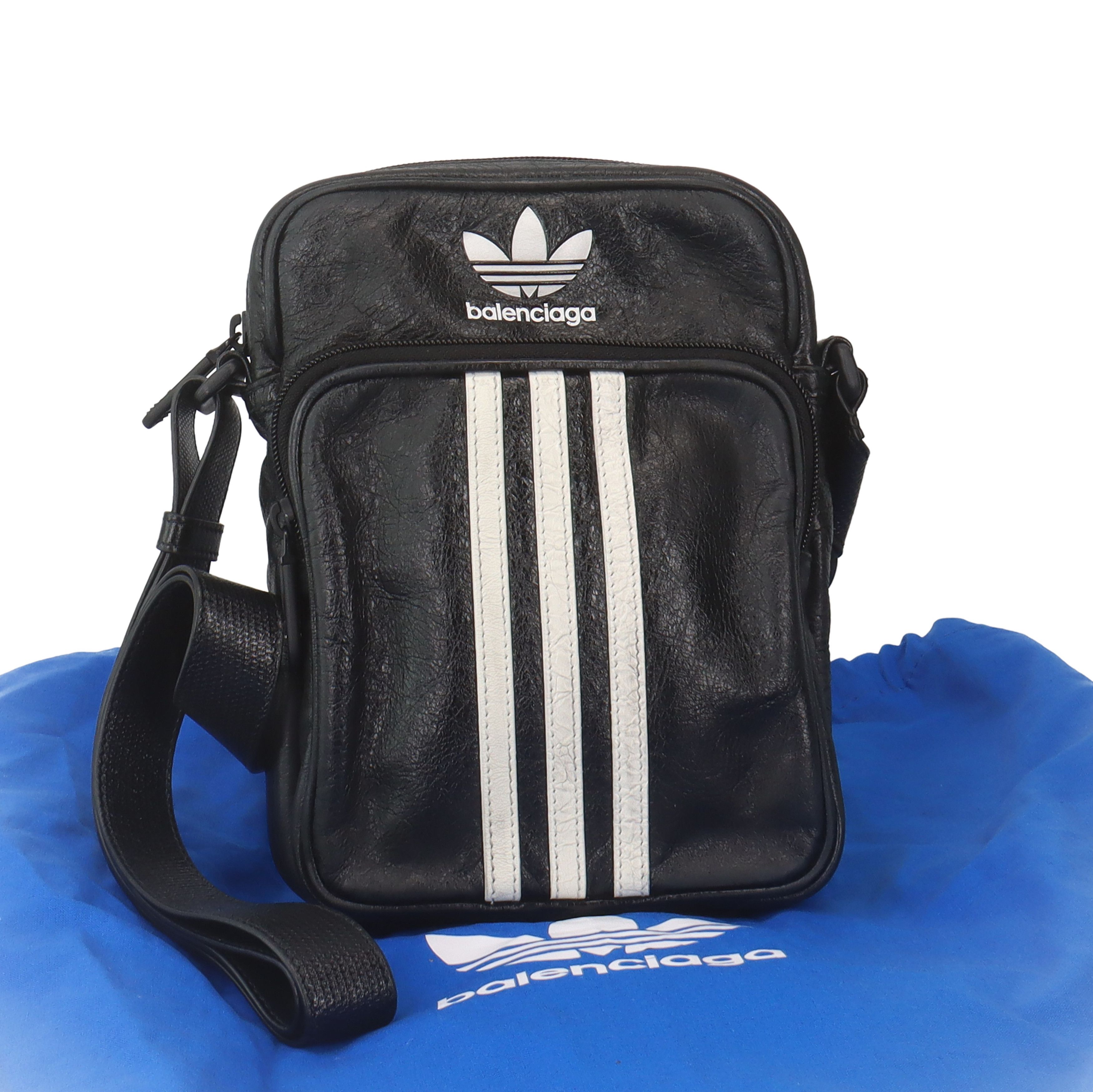 Balenciaga Balenciaga x Adidas Leather Messenger Bag One Size Size ONE SIZE - 5 Thumbnail