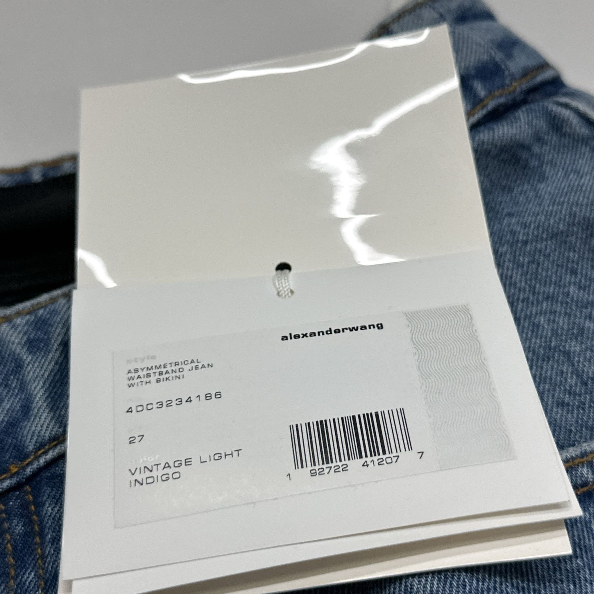 Alexander Wang Alexander Wang Asymmetrical Bikini Waist Jeans Size 27 Size 27" / US 4 / IT 40 - 5 Thumbnail