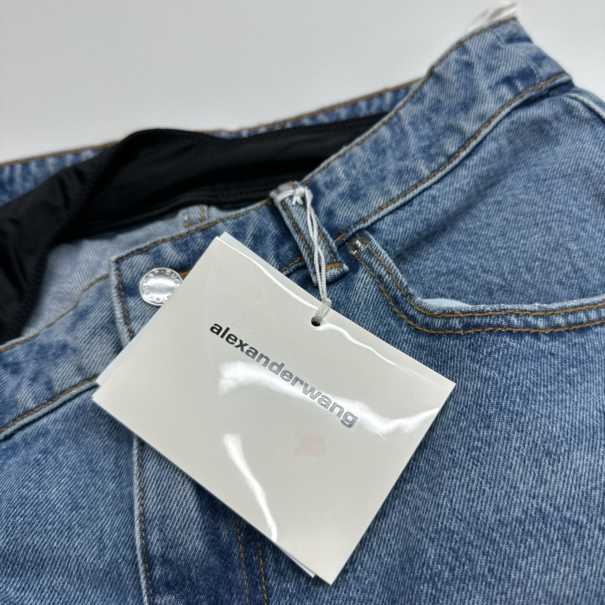 Alexander Wang Alexander Wang Asymmetrical Bikini Waist Jeans Size 27 Size 27" / US 4 / IT 40 - 3 Thumbnail