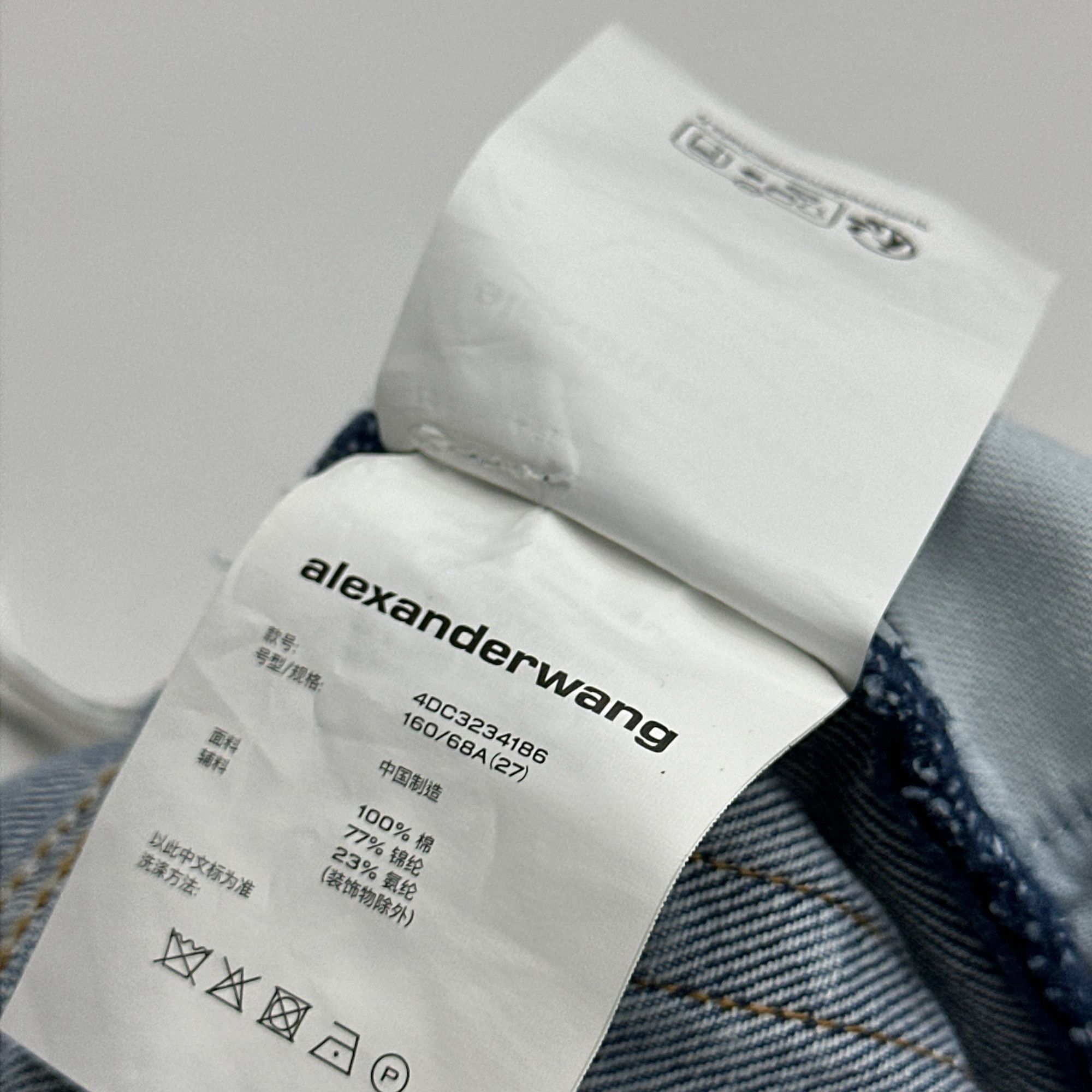 Alexander Wang Alexander Wang Asymmetrical Bikini Waist Jeans Size 27 Size 27" / US 4 / IT 40 - 7 Thumbnail