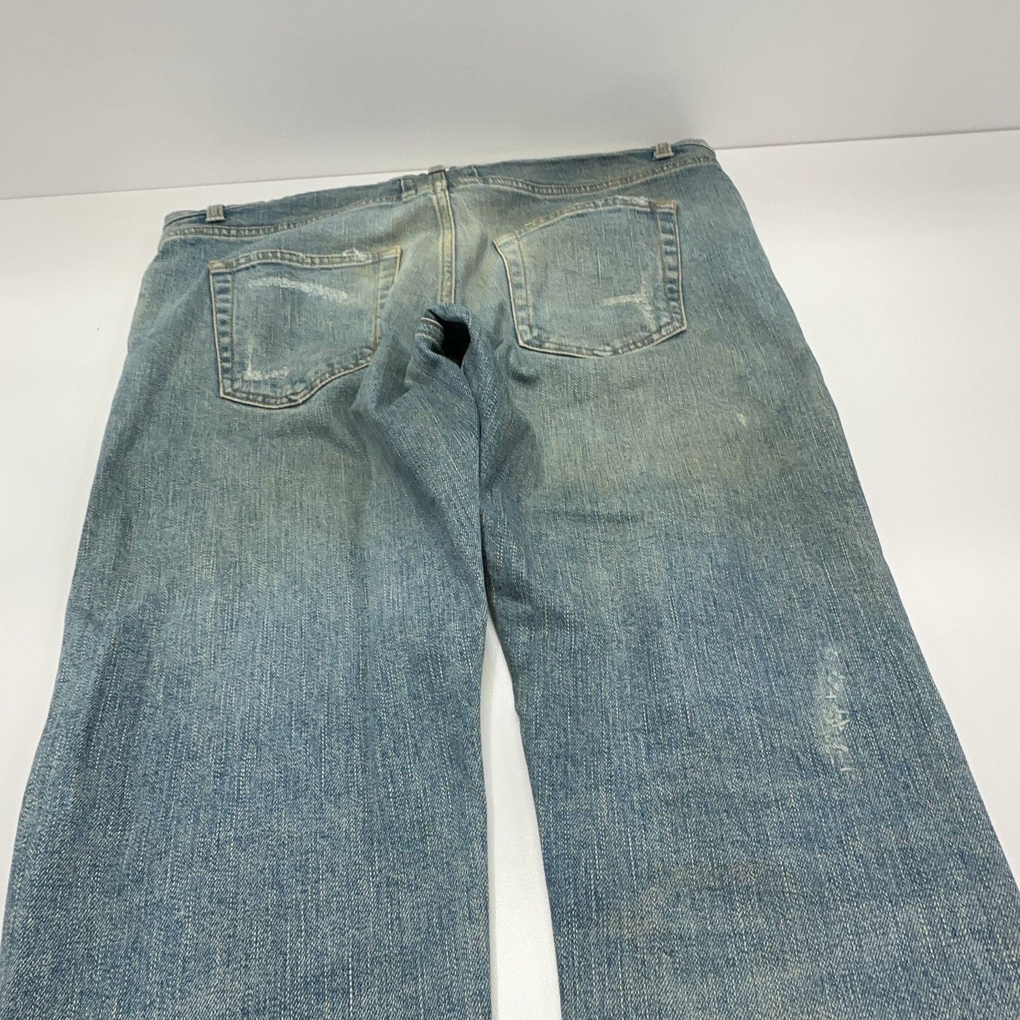 Saint Laurent Paris Saint Laurent Distressed Denim Jeans Size 33 Size US 33 - 10 Thumbnail