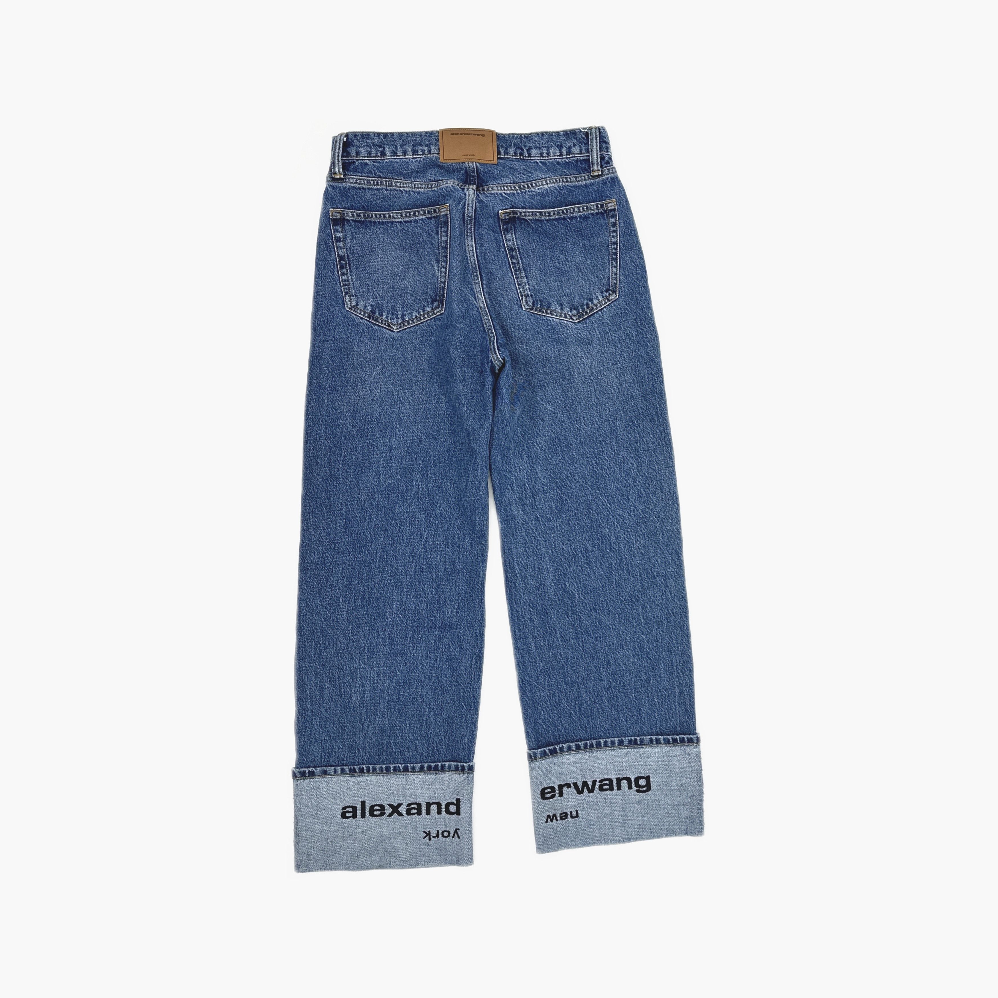 Alexander Wang Alexander Wang Embroidered Cuff Jeans Size 27 Size 27" / US 4 / IT 40 - 2 Thumbnail