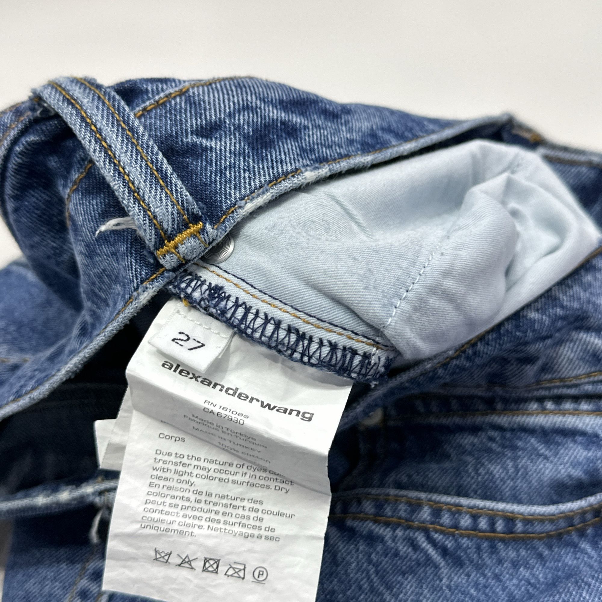 Alexander Wang Alexander Wang Embroidered Cuff Jeans Size 27 Size 27" / US 4 / IT 40 - 6 Thumbnail