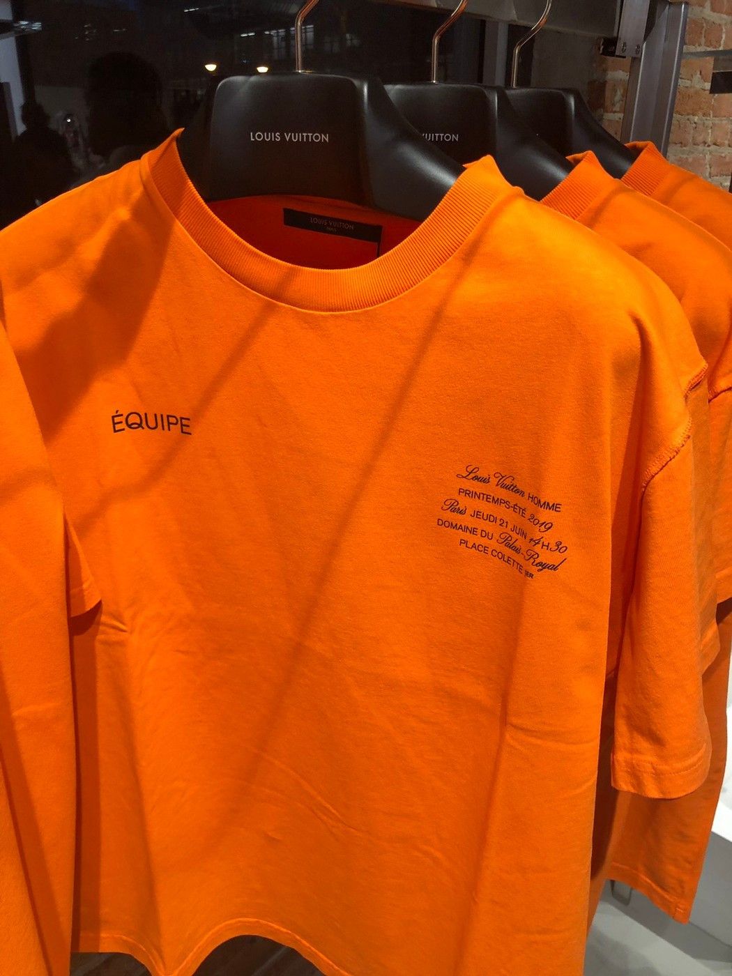 LV Orange Black T-Shirt Limited