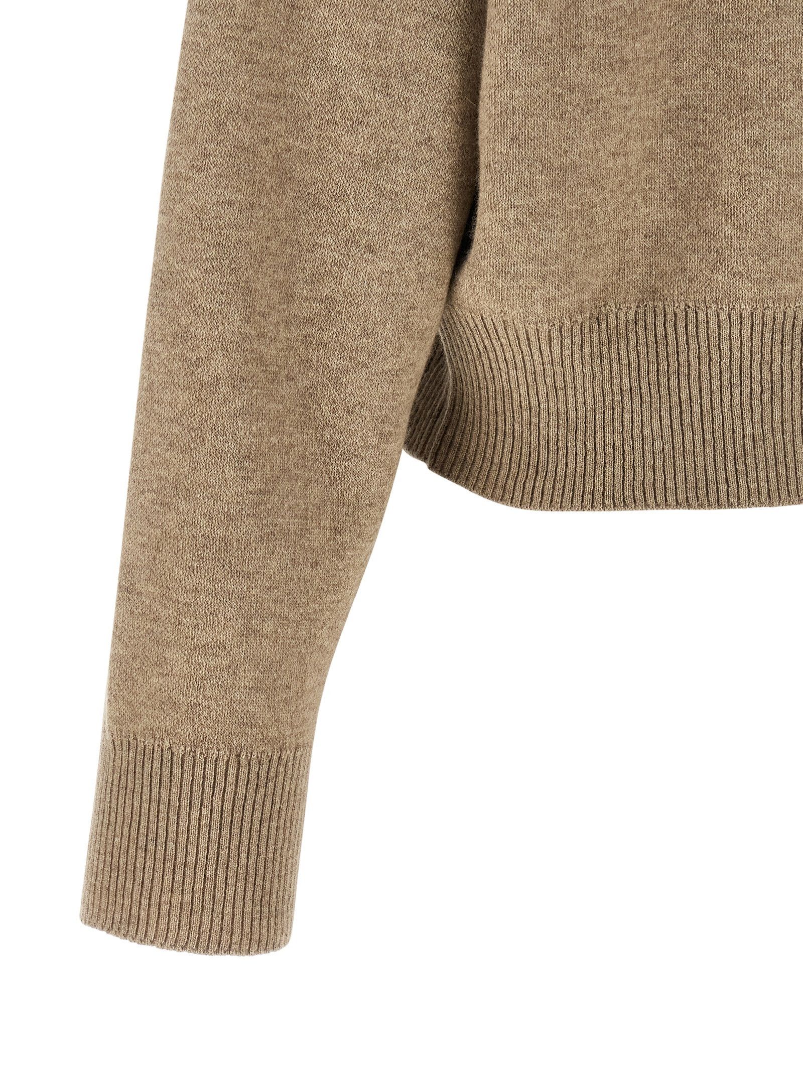 Brunello Cucinelli 'Shiny Zipper Pull' Wool Cardigan Size XS / US 0-2 / IT 36-38 - 4 Thumbnail