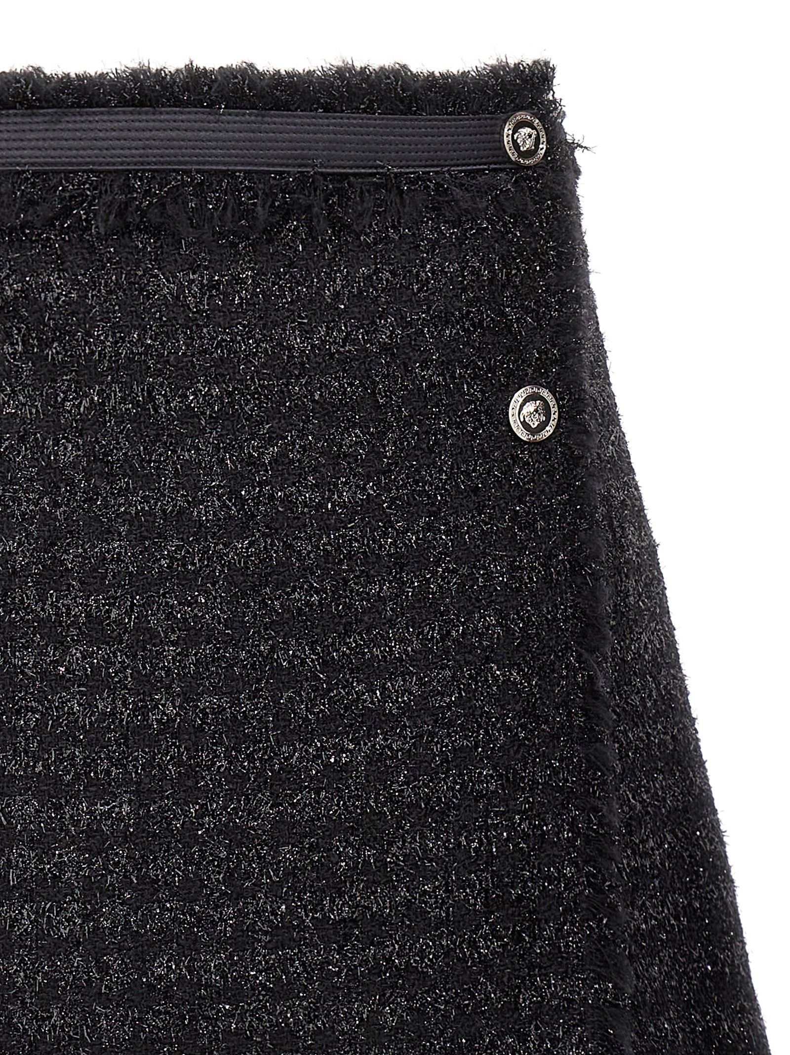 Versace Lurex Skirt Size 27" / US 4 / IT 40 - 3 Thumbnail