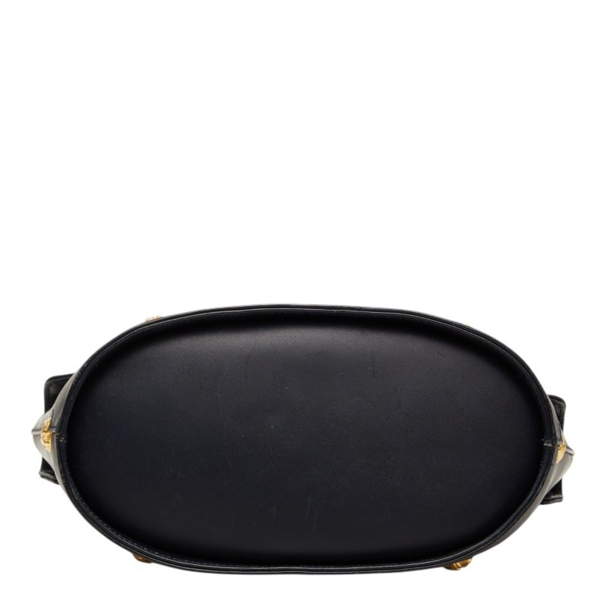 Salvatore Ferragamo Salvatore Ferragamo Studded Shoulder Bag, Black Leather, Women's Size ONE SIZE - 3 Thumbnail