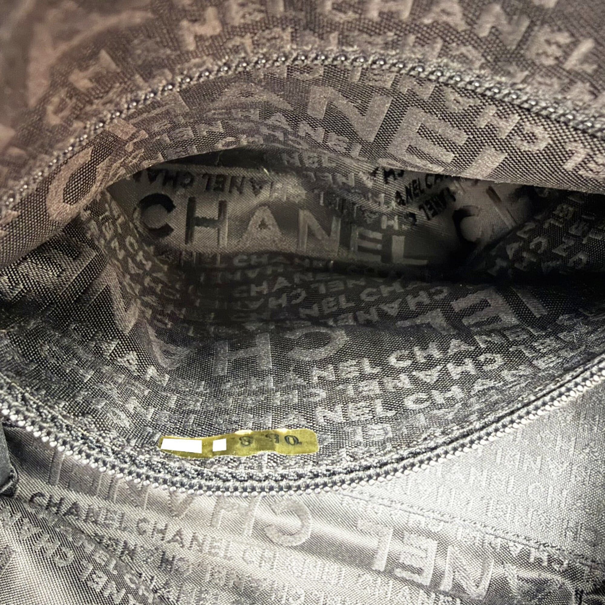 Chanel CHANEL Coco Mark Small Bowler Bag Handbag Leather Black Women's Size ONE SIZE - 18 Thumbnail