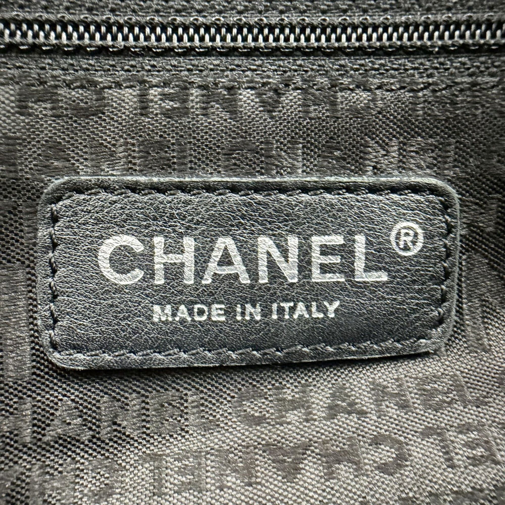 Chanel CHANEL Coco Mark Small Bowler Bag Handbag Leather Black Women's Size ONE SIZE - 17 Thumbnail