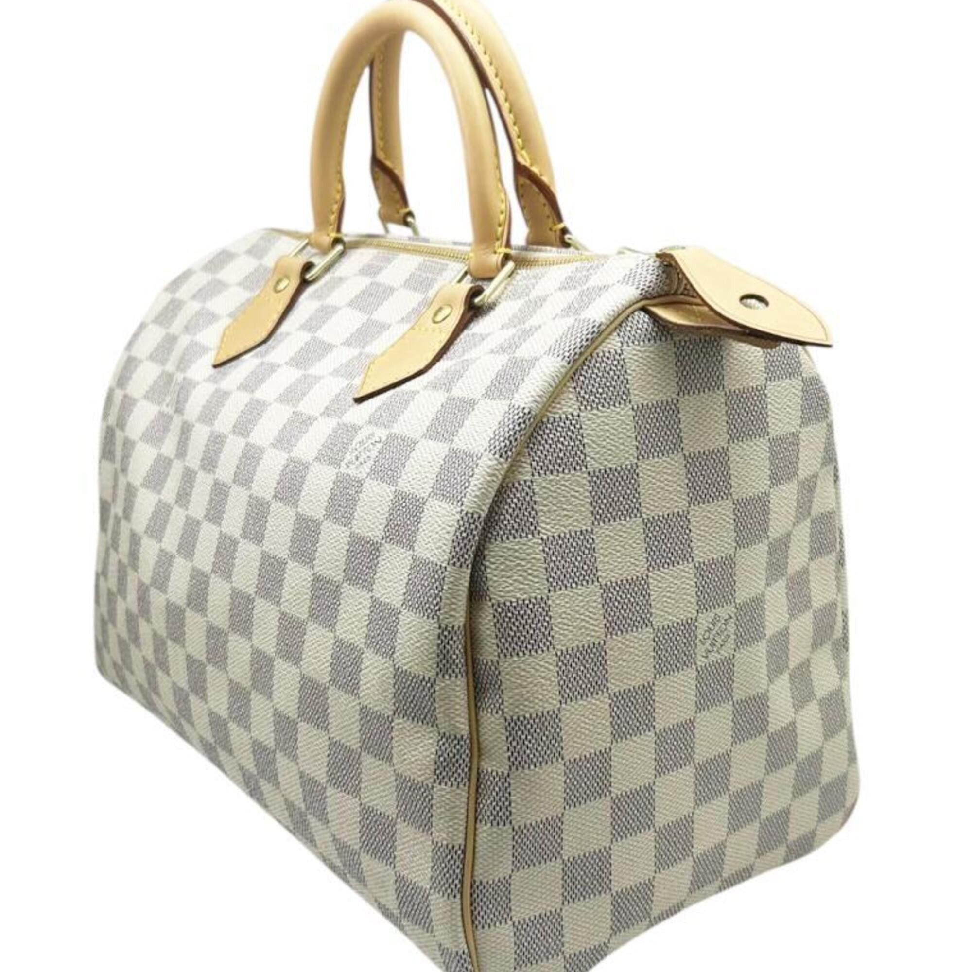 Louis Vuitton LOUIS VUITTON Damier Azur Speedy 30 M41533 SP3057 Handbag PVC Mini Boston Women's Men's Size ONE SIZE - 4 Thumbnail