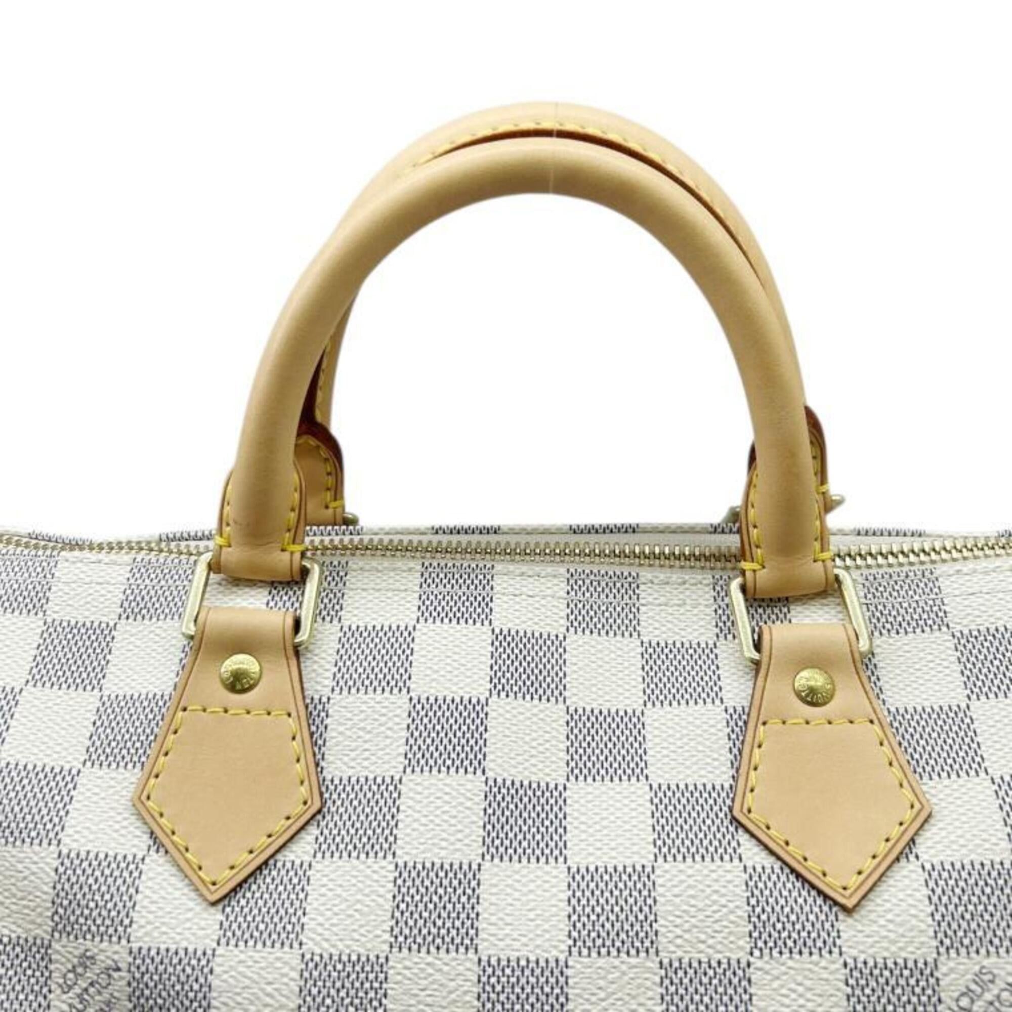 Louis Vuitton LOUIS VUITTON Damier Azur Speedy 30 M41533 SP3057 Handbag PVC Mini Boston Women's Men's Size ONE SIZE - 5 Thumbnail