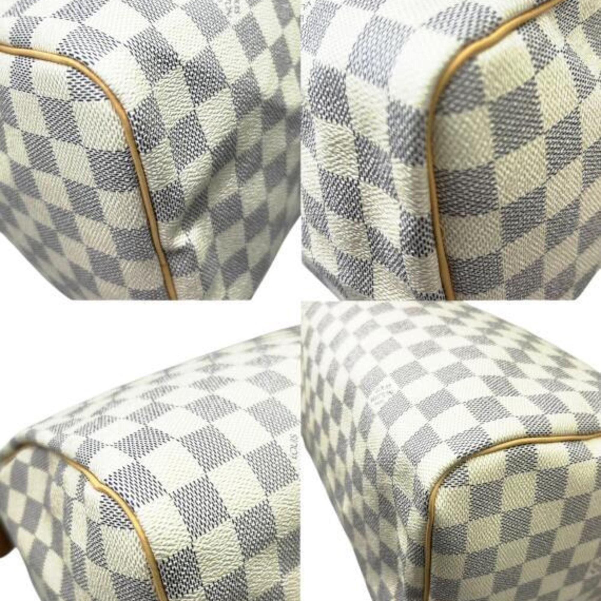 Louis Vuitton LOUIS VUITTON Damier Azur Speedy 30 M41533 SP3057 Handbag PVC Mini Boston Women's Men's Size ONE SIZE - 7 Thumbnail