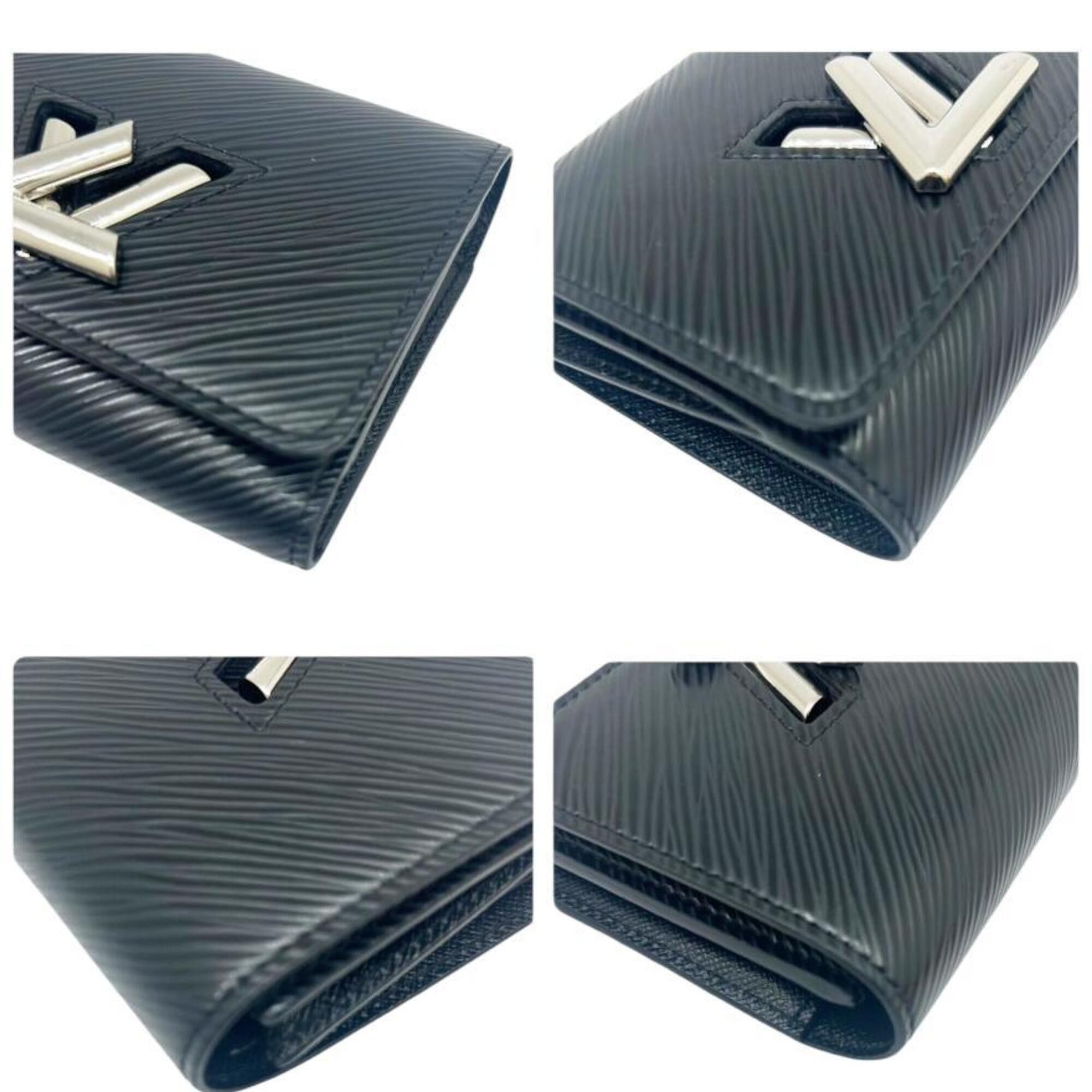 Louis Vuitton Louis Vuitton Portefeuille Twist Epi Compact Black Tri-fold Wallet M63322 Women's Leather Size ONE SIZE - 4 Thumbnail
