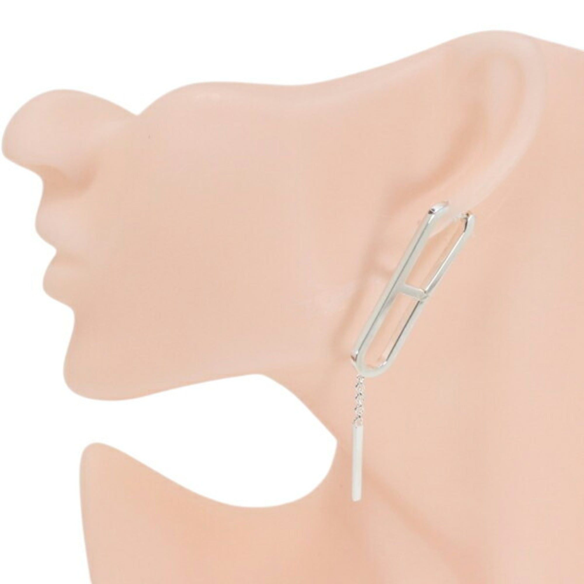 Hermes HERMES Ever Chaine d'Ancre Earrings for Women, Ag925, MO1036 Size ONE SIZE - 9 Thumbnail