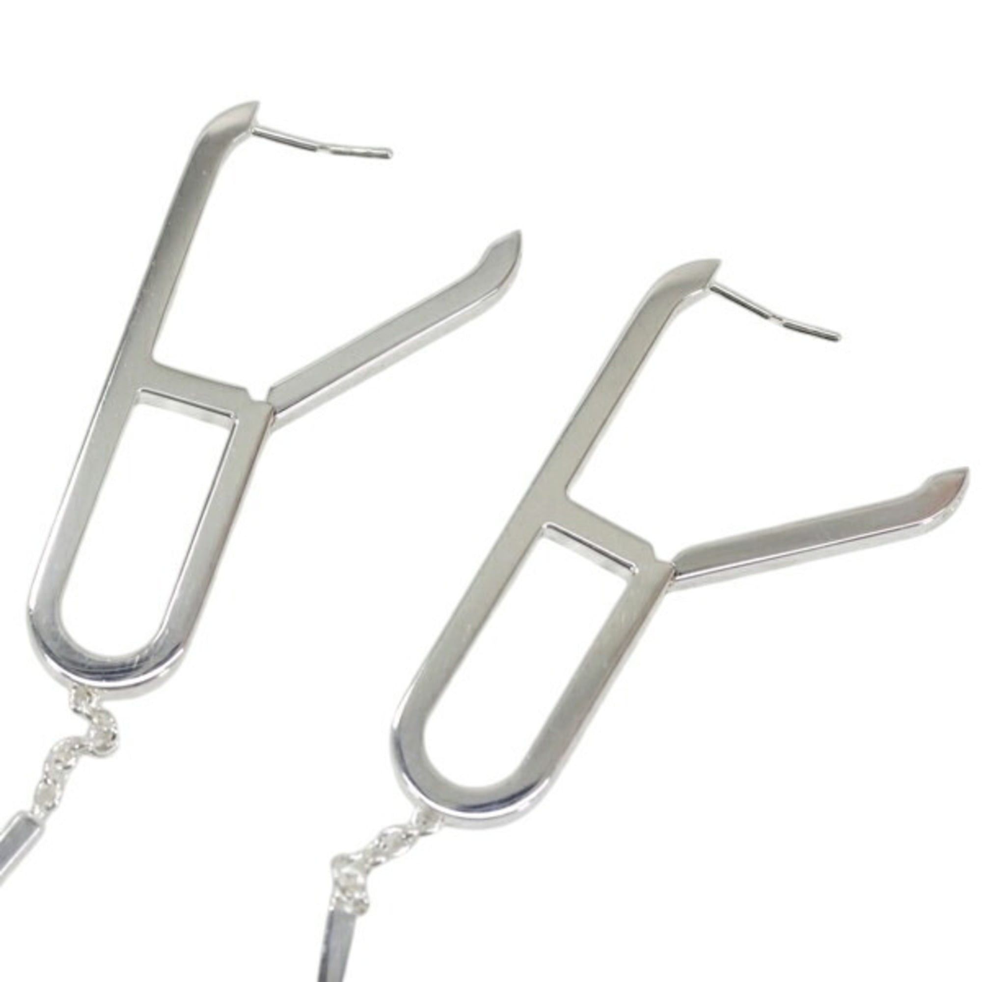 Hermes HERMES Ever Chaine d'Ancre Earrings for Women, Ag925, MO1036 Size ONE SIZE - 2 Thumbnail