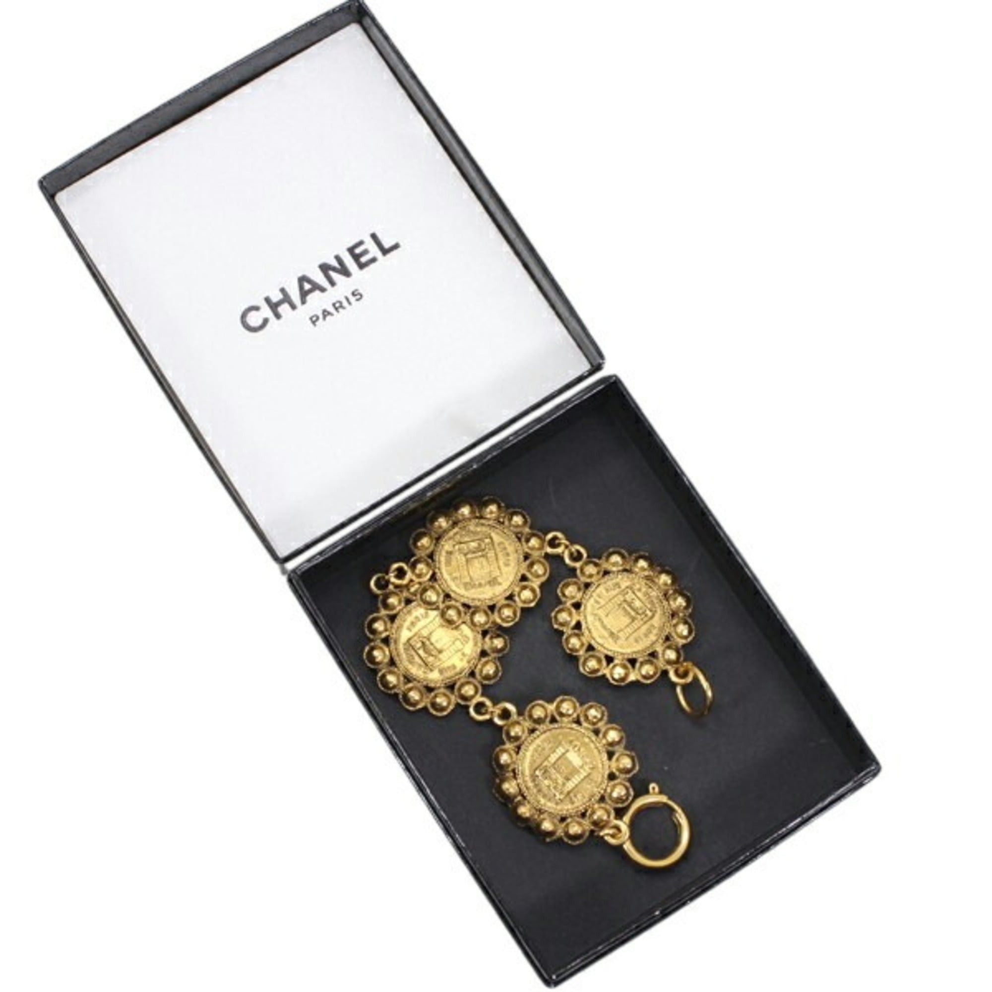 Chanel CHANEL bracelet, gold, Cambon design, women's, GP BB3500 Size ONE SIZE - 10 Thumbnail
