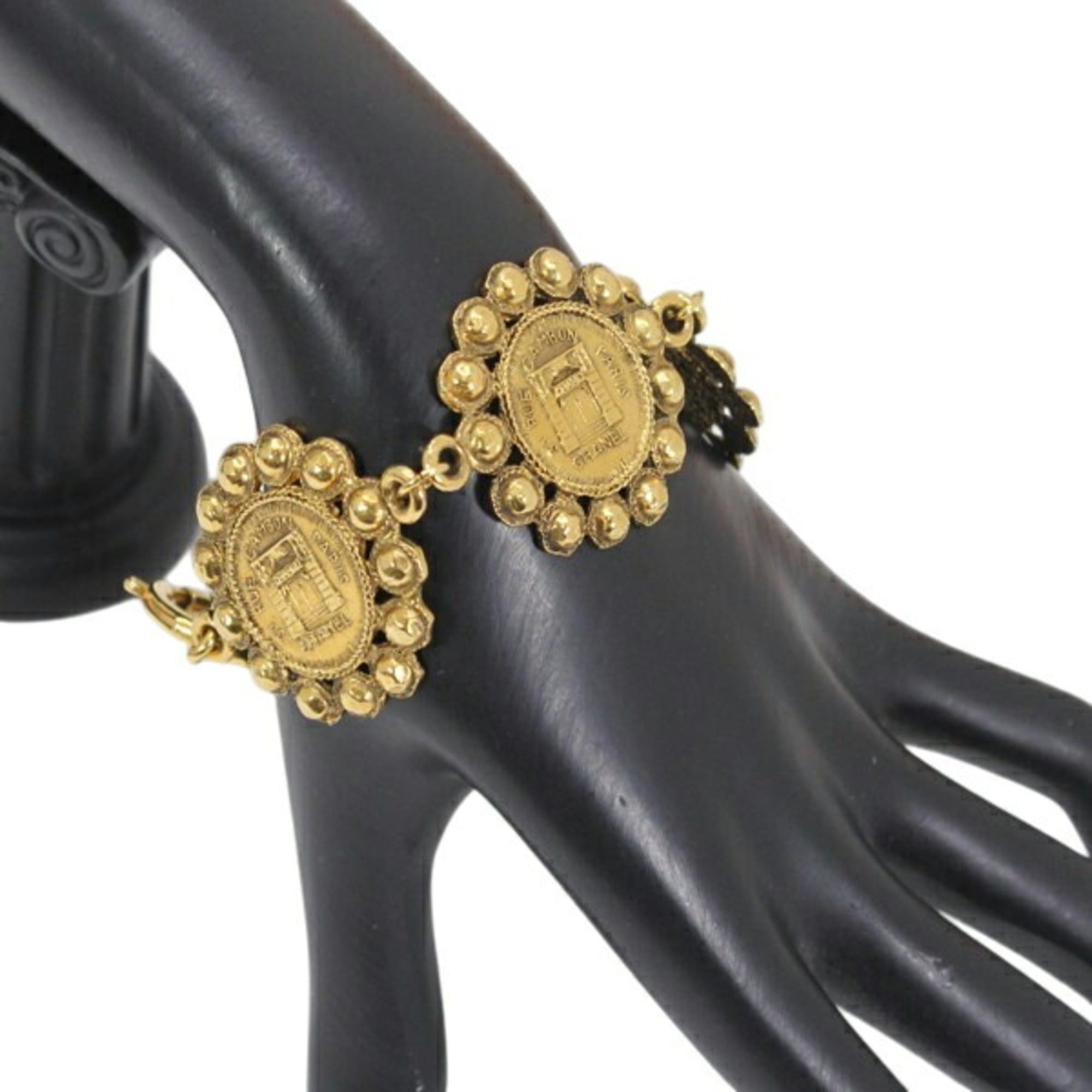 Chanel CHANEL bracelet, gold, Cambon design, women's, GP BB3500 Size ONE SIZE - 9 Thumbnail