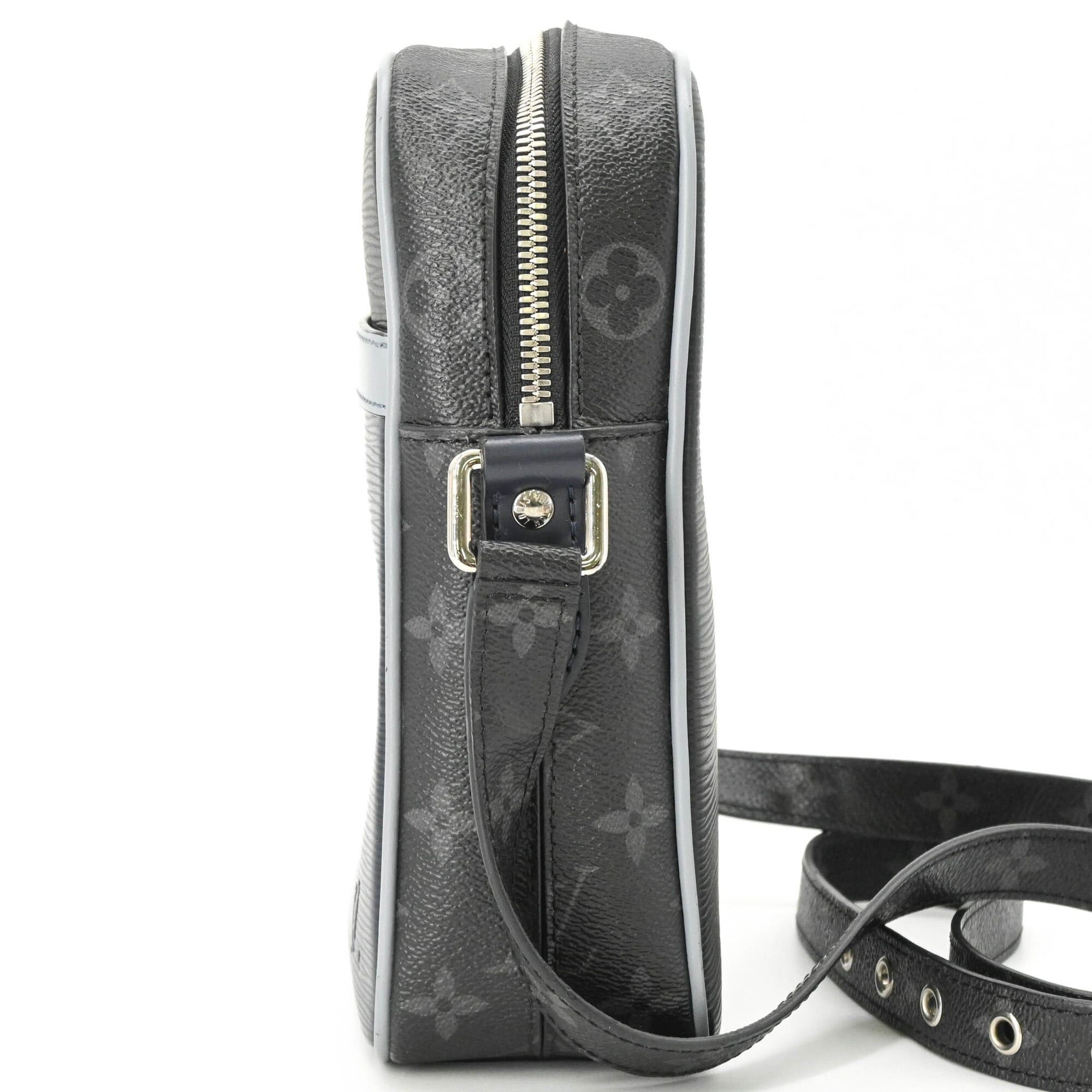 Louis Vuitton Louis Vuitton Danube PM Shoulder Bag Epi Monogram Eclipse Black Navy M53421 Size ONE SIZE - 5 Thumbnail