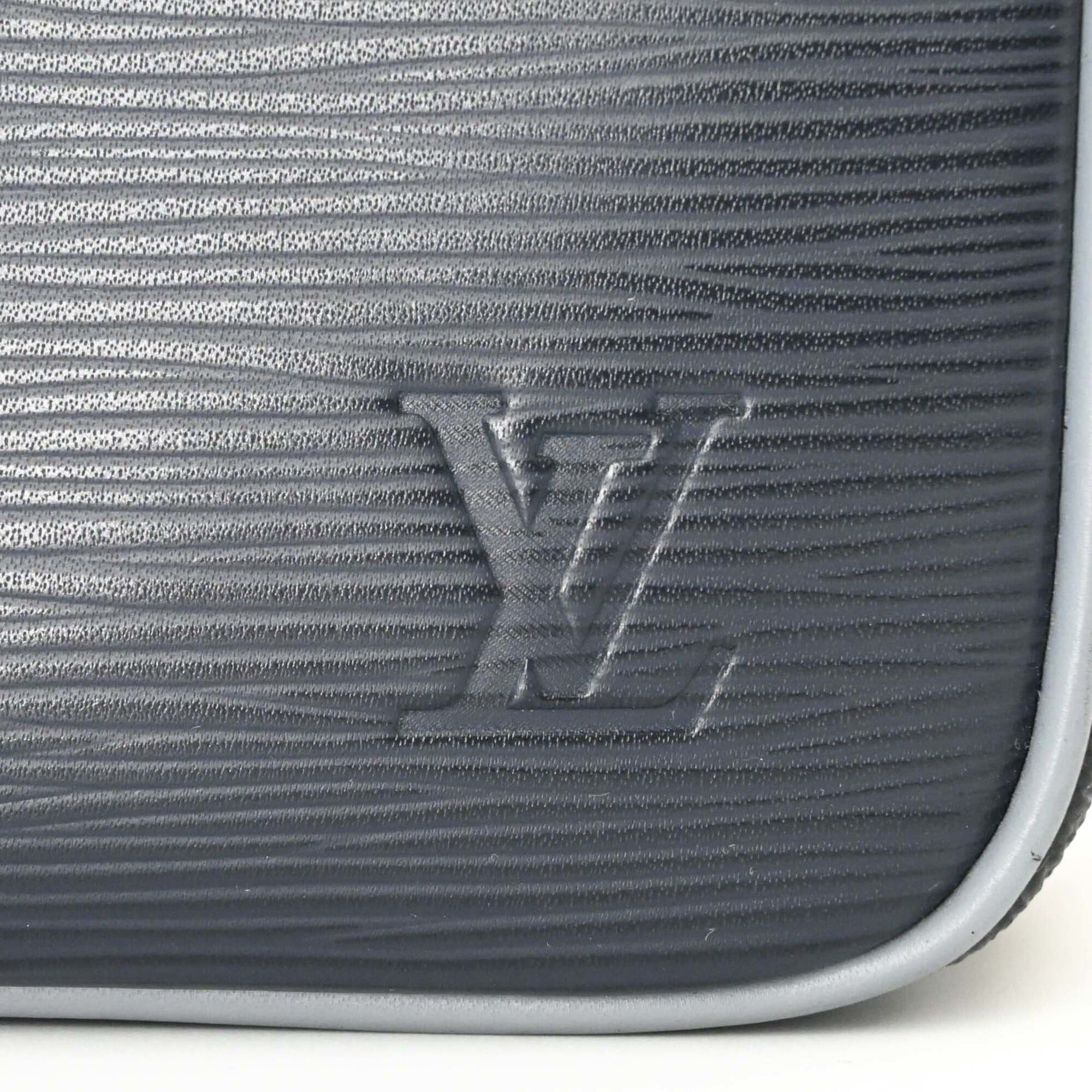 Louis Vuitton Louis Vuitton Danube PM Shoulder Bag Epi Monogram Eclipse Black Navy M53421 Size ONE SIZE - 7 Thumbnail