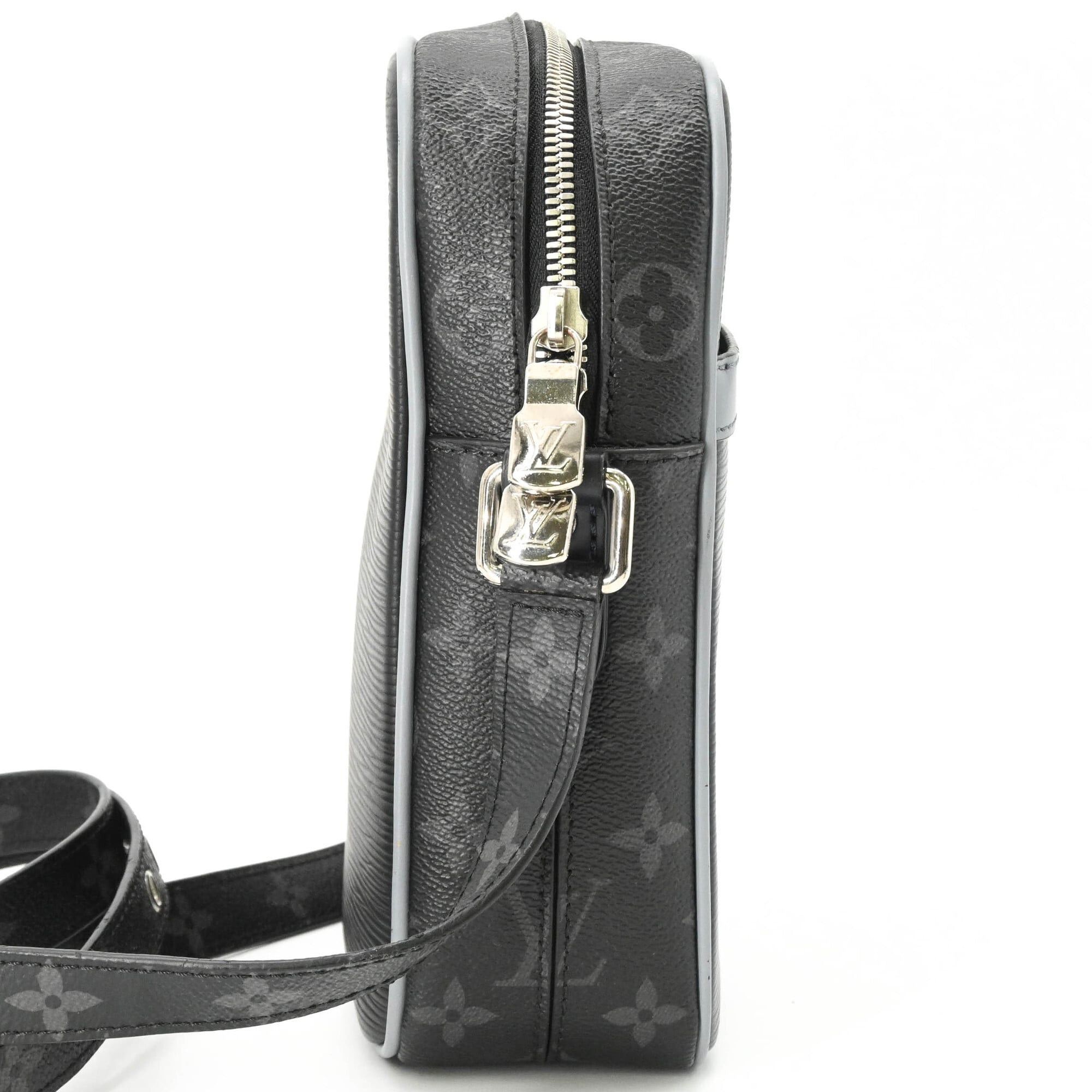 Louis Vuitton Louis Vuitton Danube PM Shoulder Bag Epi Monogram Eclipse Black Navy M53421 Size ONE SIZE - 4 Thumbnail