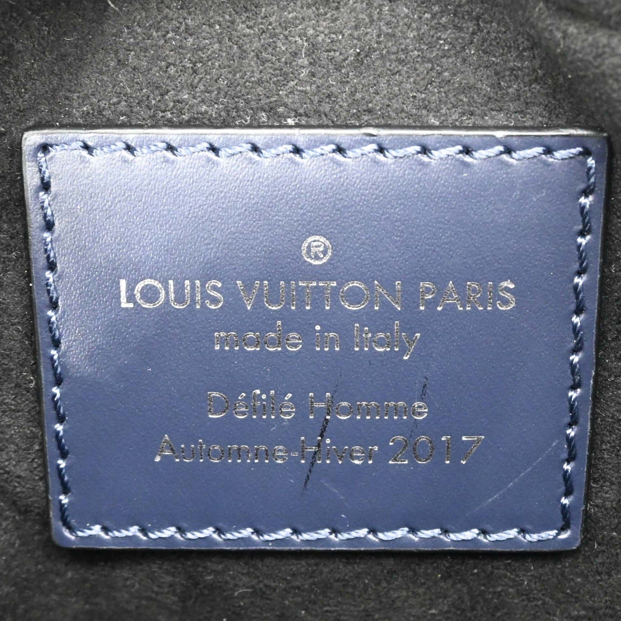 Louis Vuitton Louis Vuitton Danube PM Shoulder Bag Epi Monogram Eclipse Black Navy M53421 Size ONE SIZE - 10 Thumbnail