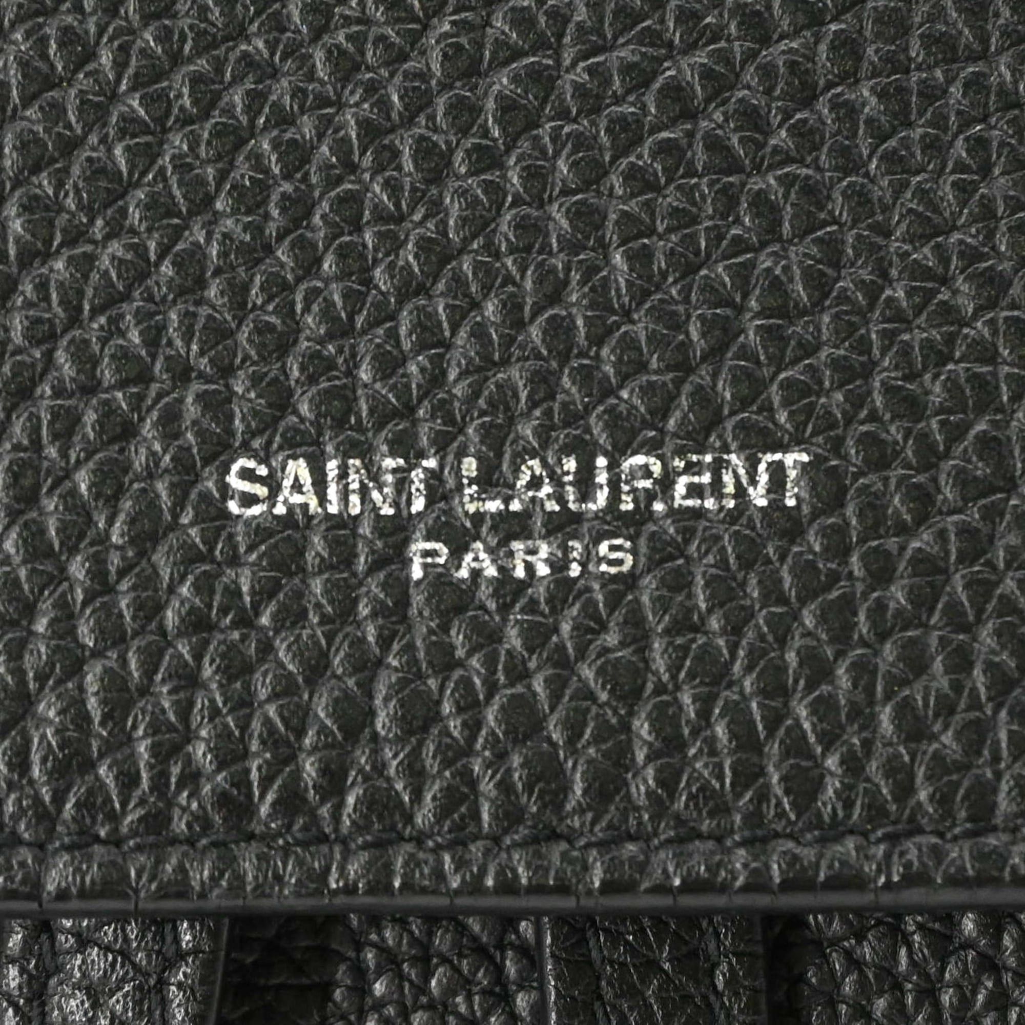 Saint Laurent Paris SAINT LAURENT Sac de Jour Backpack, Leather, Black, Men's & Women's, 480585 Size ONE SIZE - 10 Thumbnail
