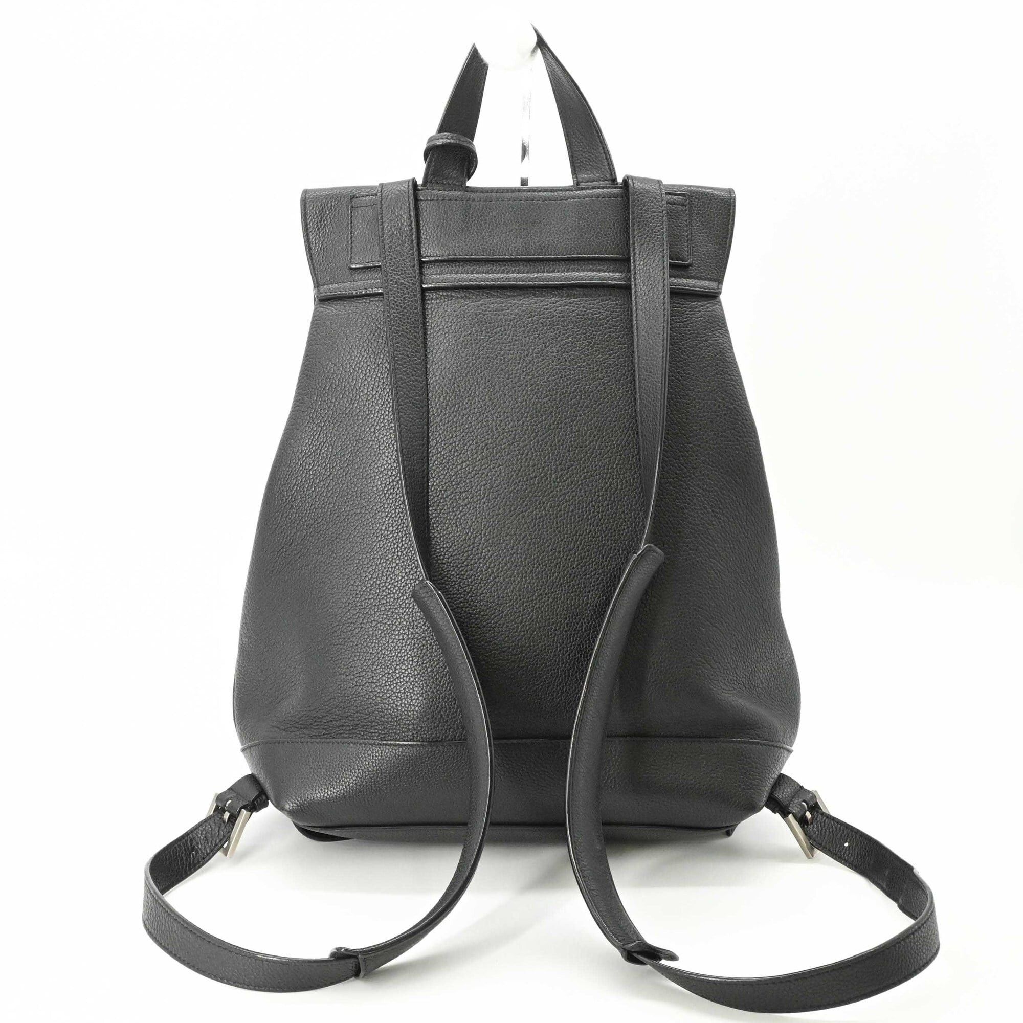 Saint Laurent Paris SAINT LAURENT Sac de Jour Backpack, Leather, Black, Men's & Women's, 480585 Size ONE SIZE - 2 Thumbnail