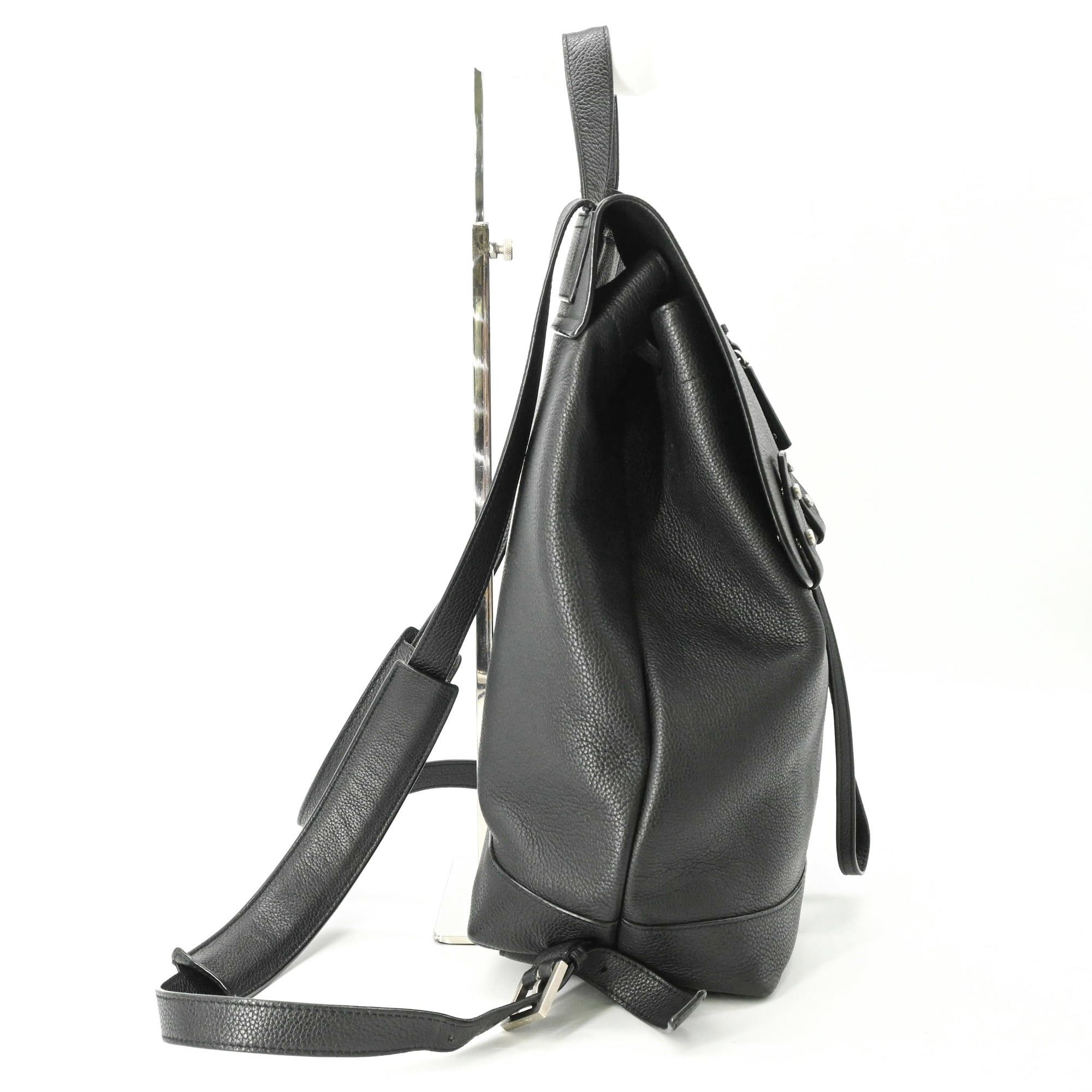 Saint Laurent Paris SAINT LAURENT Sac de Jour Backpack, Leather, Black, Men's & Women's, 480585 Size ONE SIZE - 3 Thumbnail