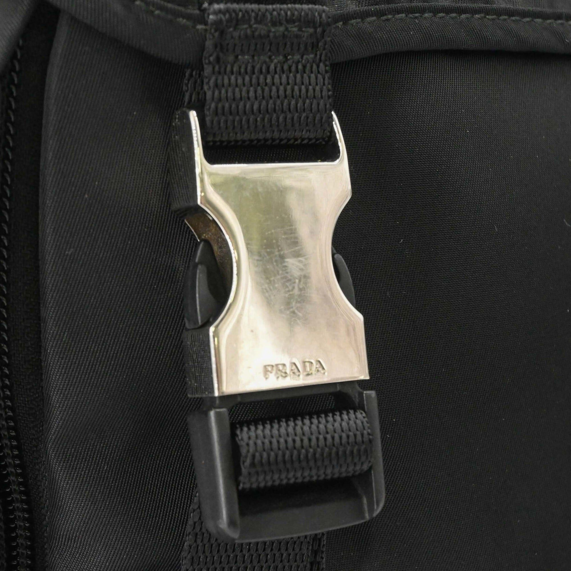 Prada PRADA Tessuto Nylon Backpack Triangle Black 2VZ062 Size ONE SIZE - 8 Thumbnail