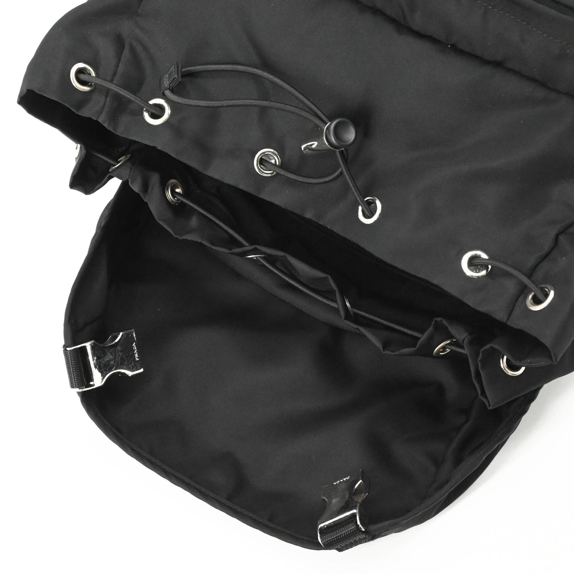 Prada PRADA Tessuto Nylon Backpack Triangle Black 2VZ062 Size ONE SIZE - 9 Thumbnail