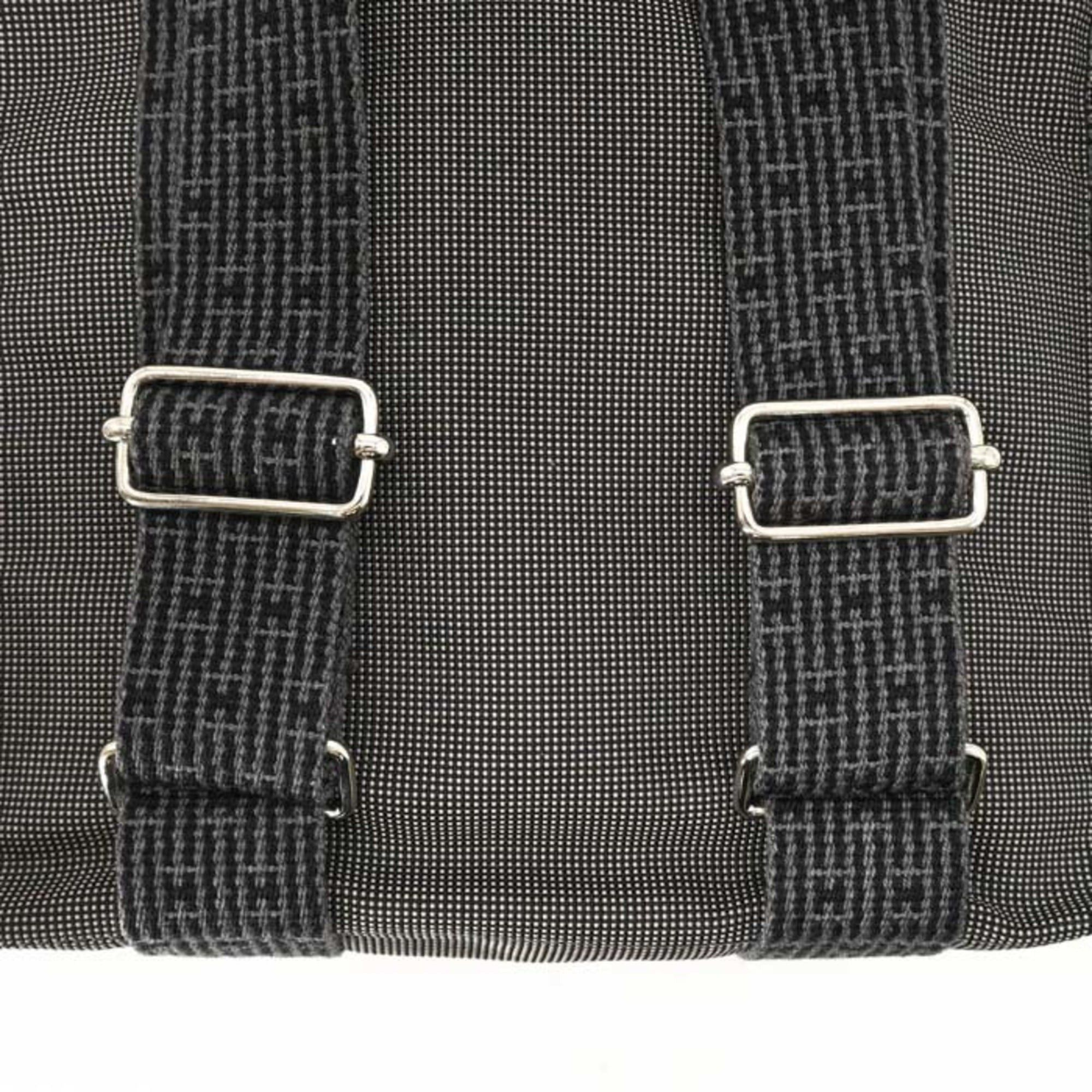 Hermes Hermes Herline Ad PM Canvas Tote Bag Backpack for Men and Women, Gray/Black Size ONE SIZE - 8 Thumbnail