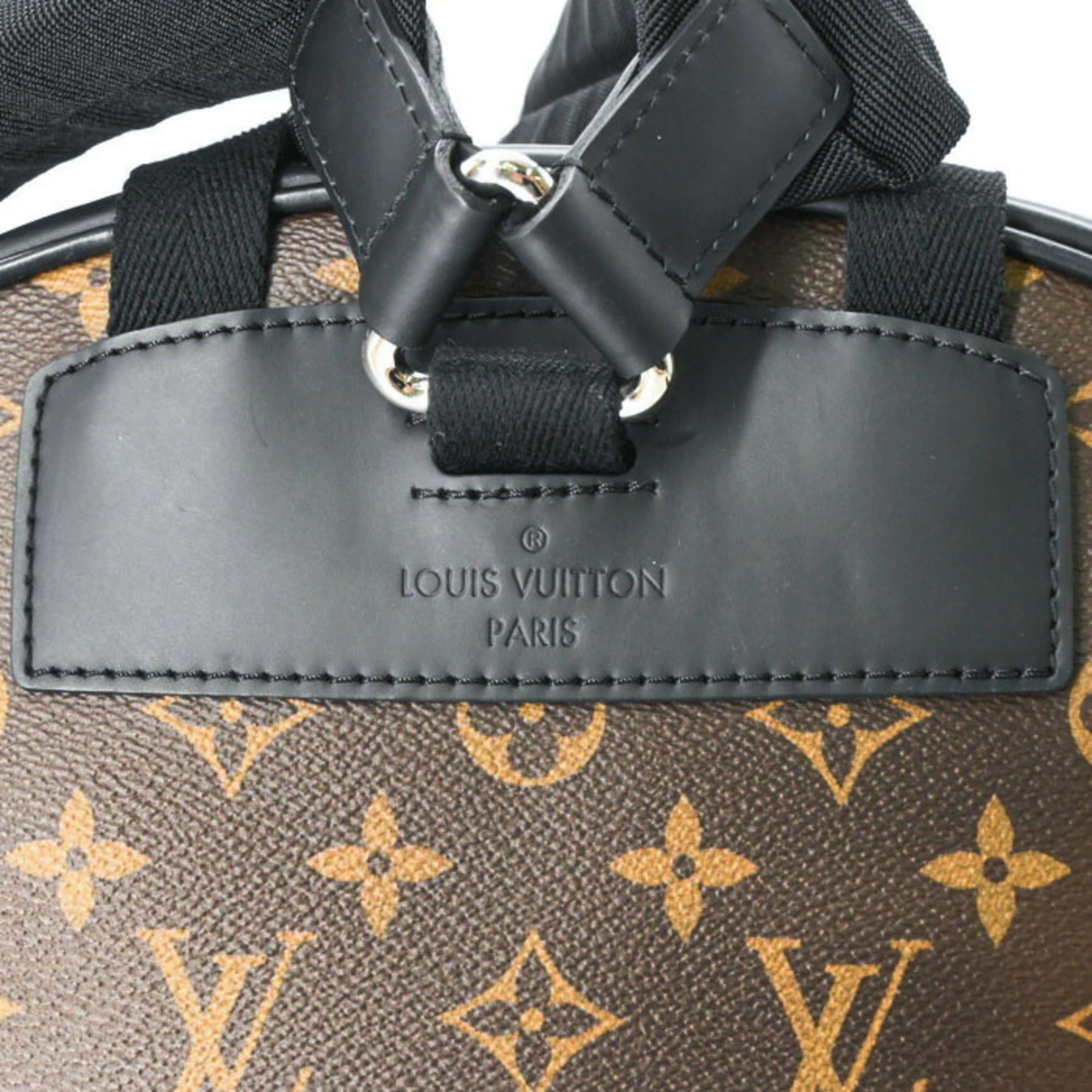 Louis Vuitton LOUIS VUITTON Josh Monogram Macassar Backpack Leather Brown M41530 Size ONE SIZE - 9 Thumbnail