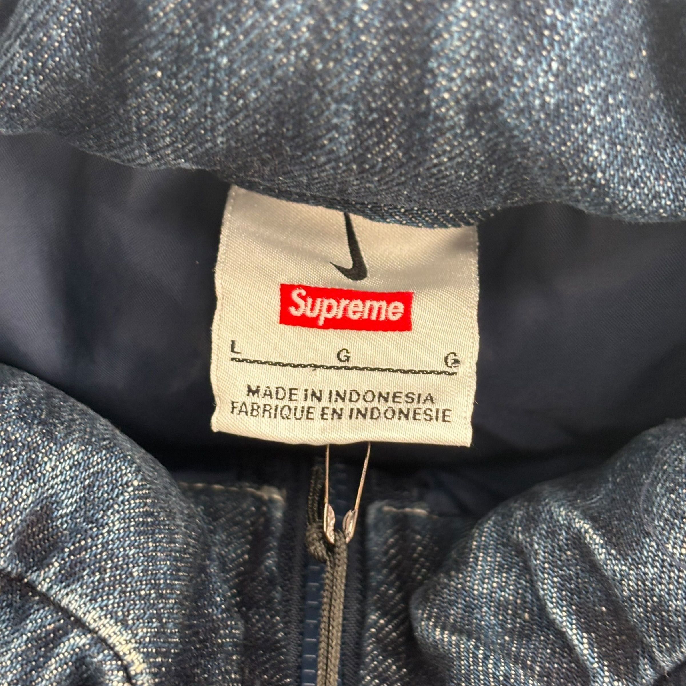Supreme Nike Denim Vest Size US L / EU 52-54 / 3 - 3 Thumbnail