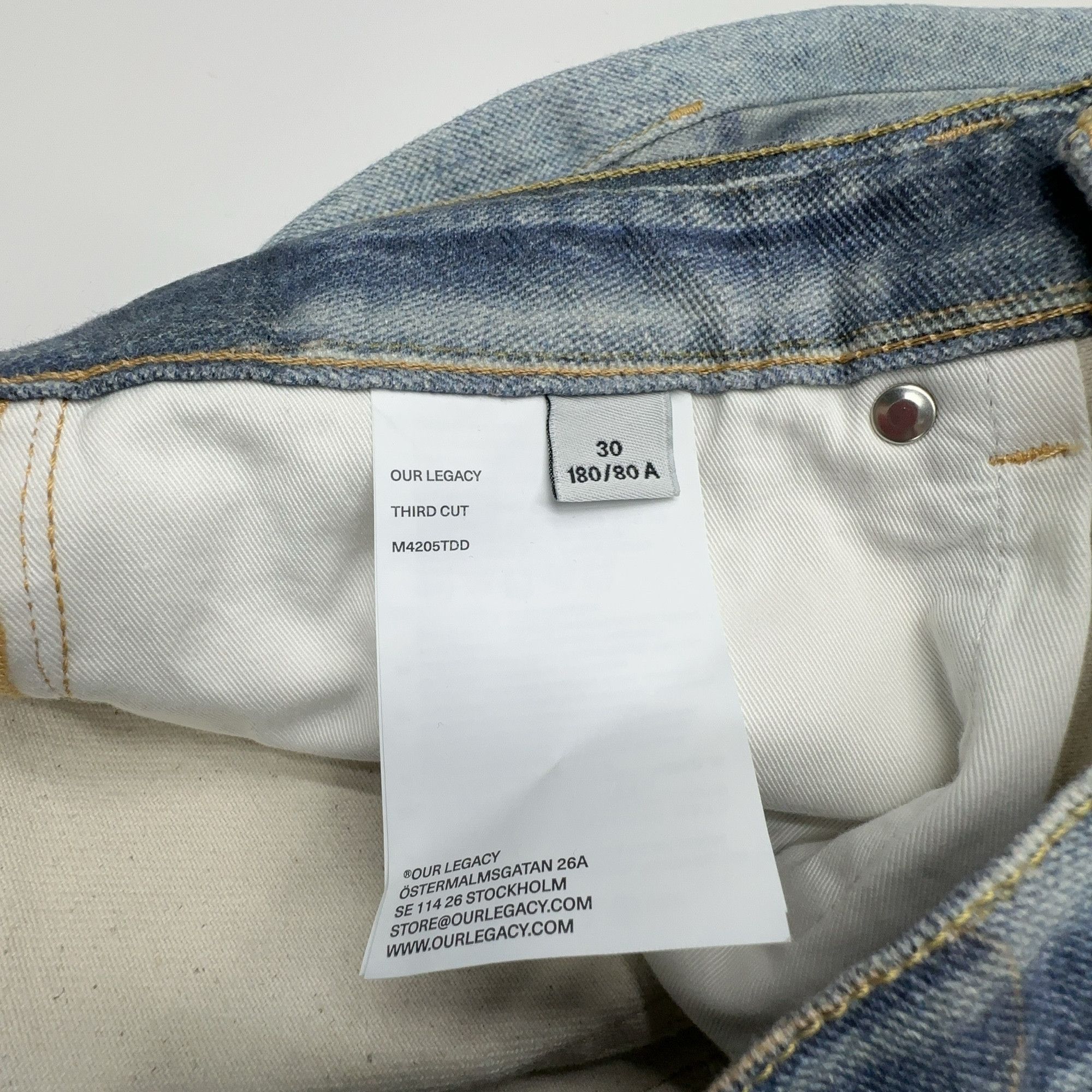 Our Legacy Our Legacy Third Cut Digital Print Jeans Size 30 Size US 30 / EU 46 - 3 Thumbnail