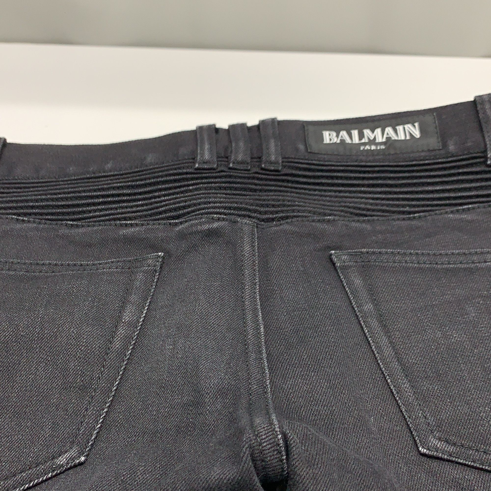 Balmain Balmain Biker Jeans Size 30 Size US 30 / EU 46 - 9 Thumbnail