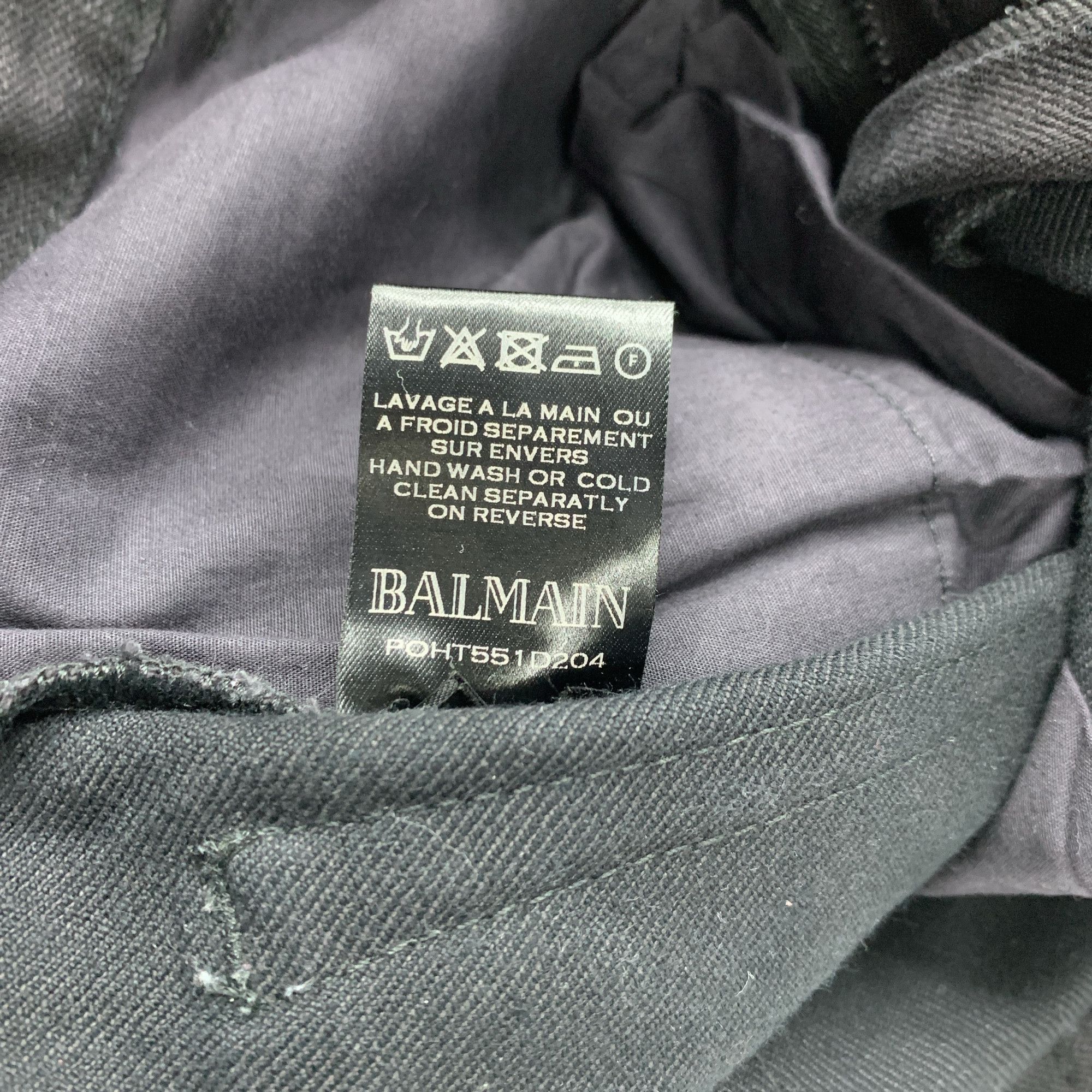 Balmain Balmain Biker Jeans Size 30 Size US 30 / EU 46 - 4 Thumbnail