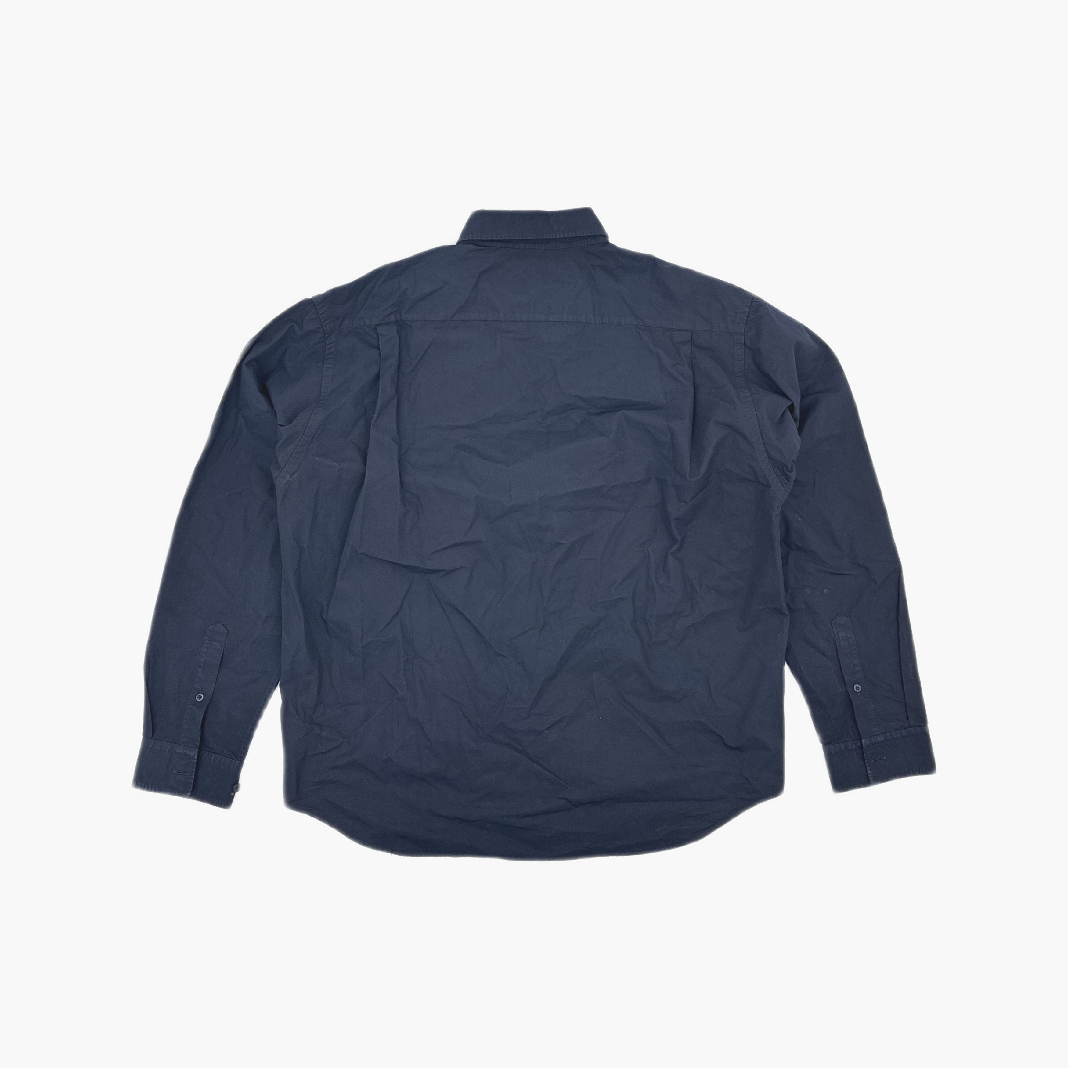 Balenciaga Balenciaga Logo Print Button Up Shirt Size 38 Size US S / EU 44-46 / 1 - 2 Thumbnail