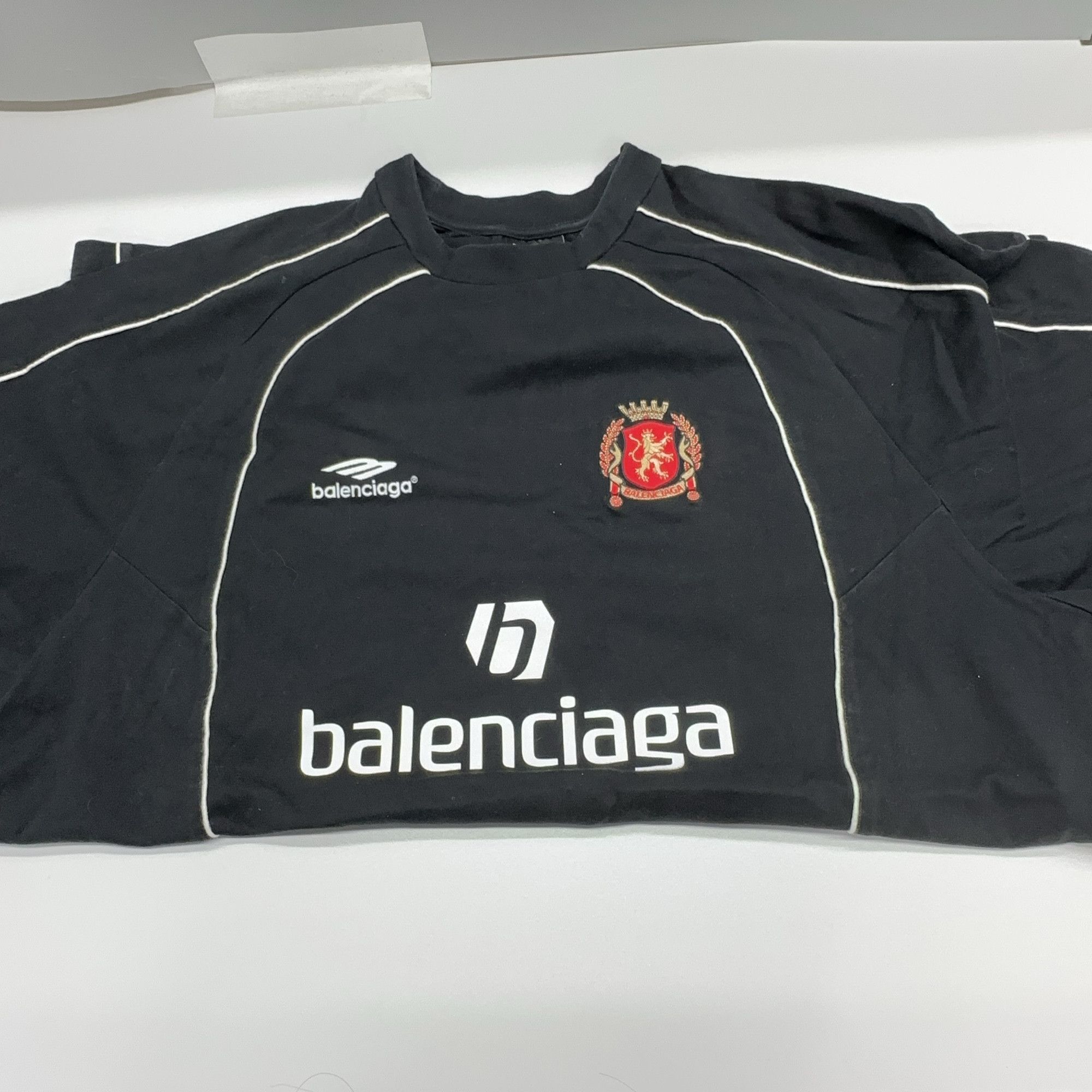Balenciaga Balenciaga Paris 10 Soccer Graphic T-Shirt US L Size US L / EU 52-54 / 3 - 7 Thumbnail