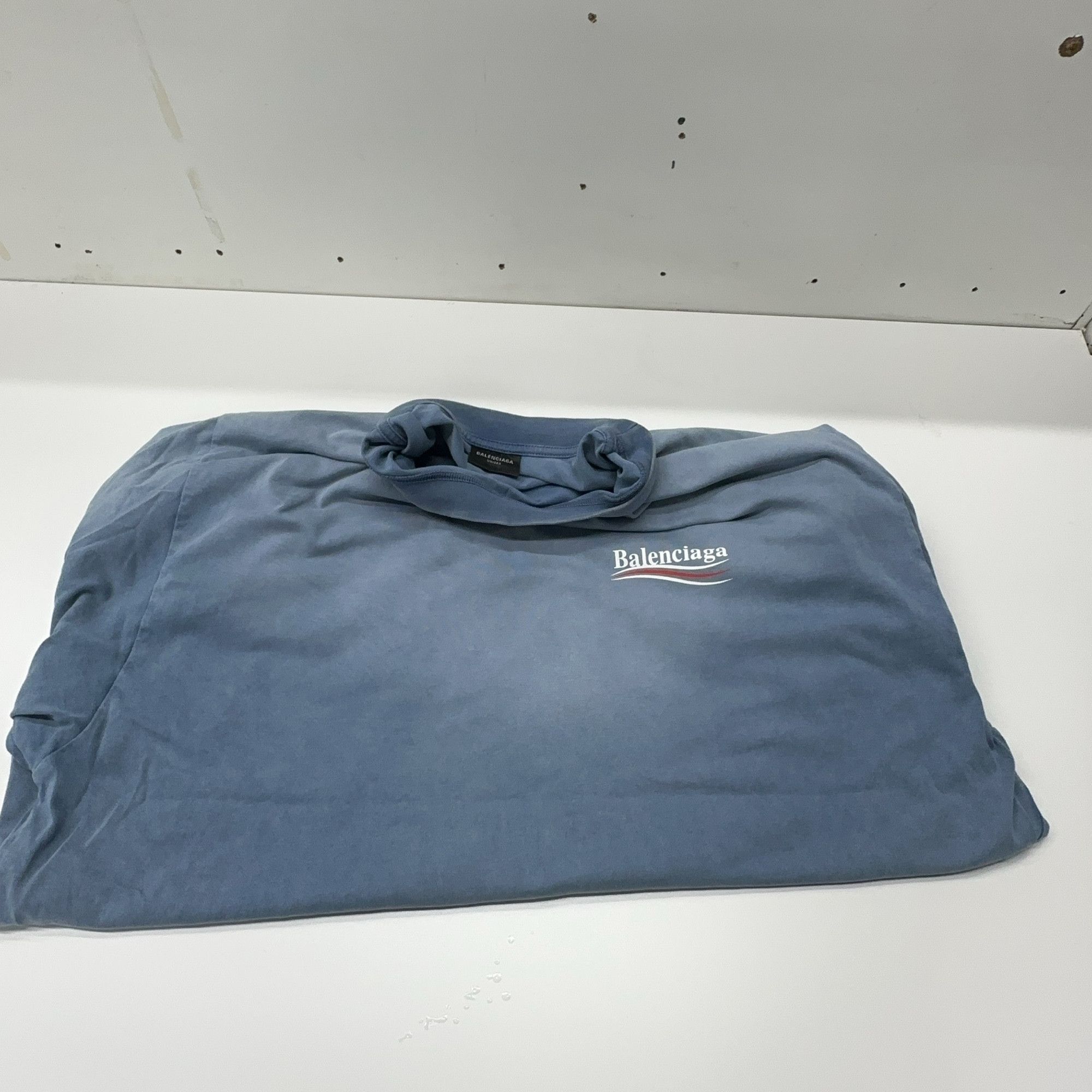 Balenciaga Balenciaga Wave Logo Short Sleeve T-Shirt Size XXL Size US XXL / EU 58 / 5 - 8 Thumbnail