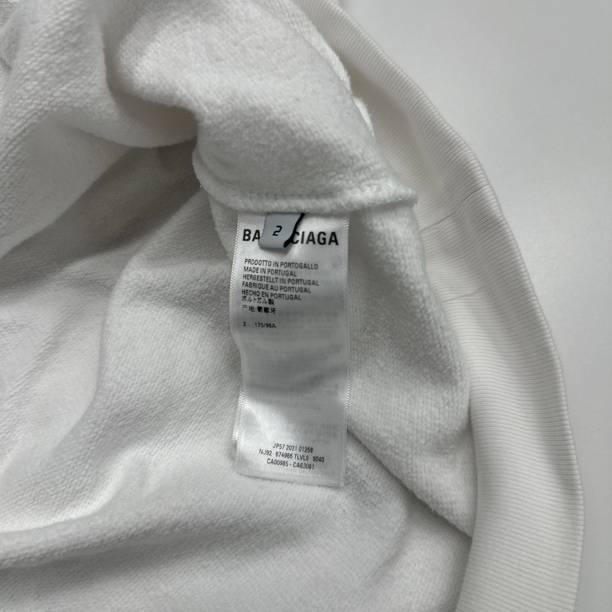 Balenciaga Balenciaga Paris Logo Hoodie Size M Size US M / EU 48-50 / 2 - 4 Thumbnail