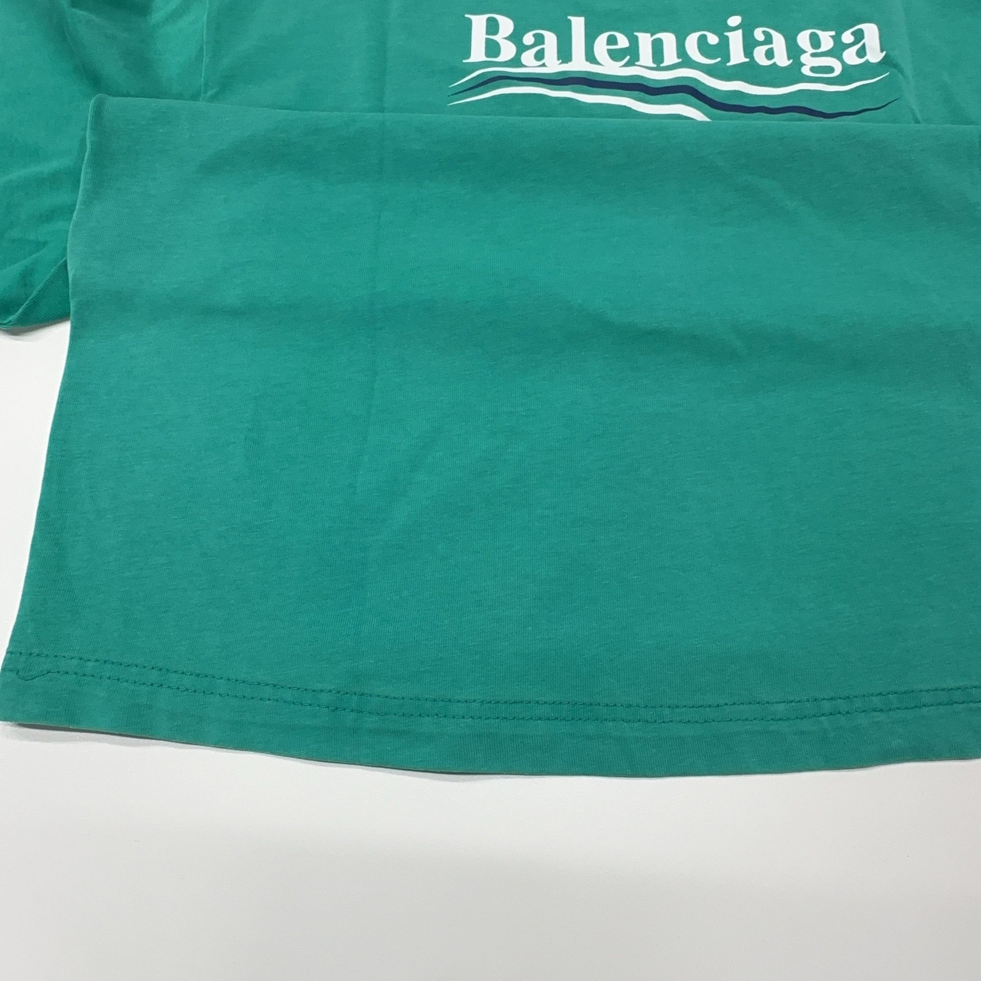 Balenciaga Balenciaga Wave Logo T-Shirt Size S Size US S / EU 44-46 / 1 - 9 Thumbnail