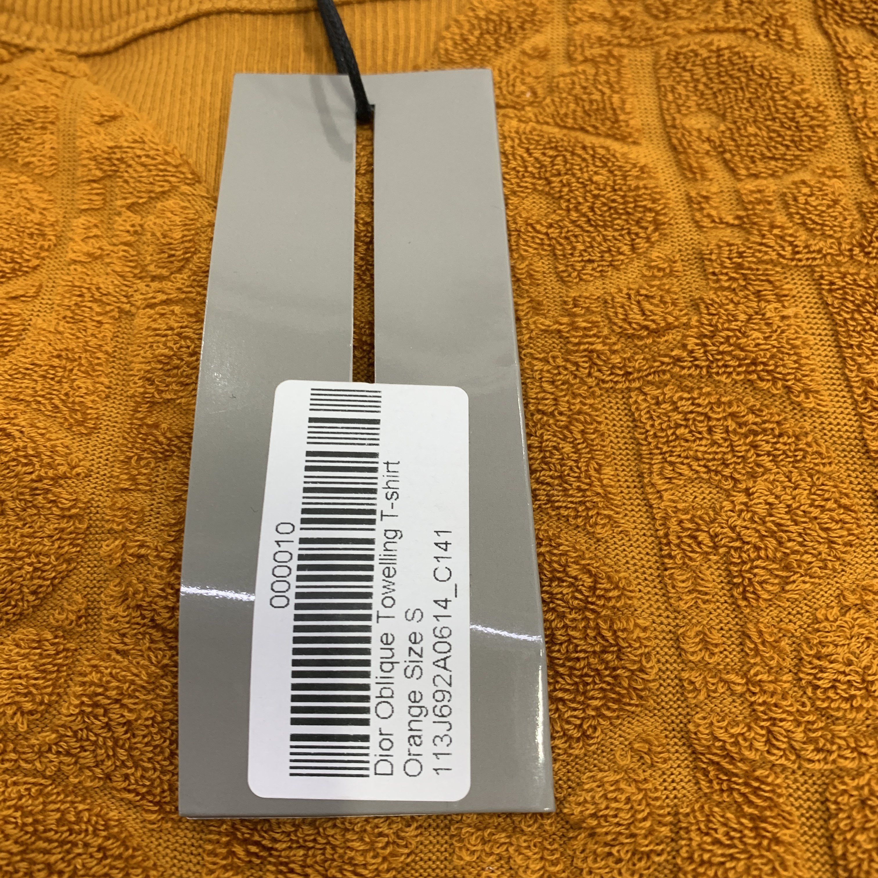 Dior Dior Oblique Towelling T-Shirt Size S Size US S / EU 44-46 / 1 - 2 Thumbnail