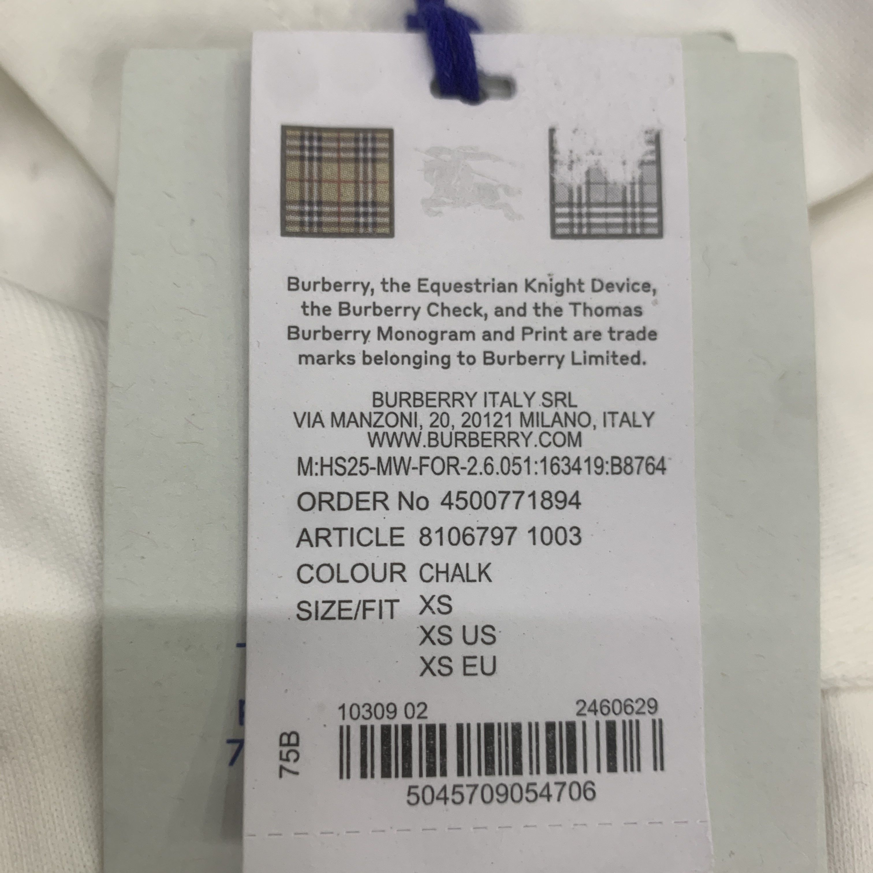 Burberry Burberry Logo Print T-Shirt Size XS Size US XS / EU 42 / 0 - 3 Thumbnail