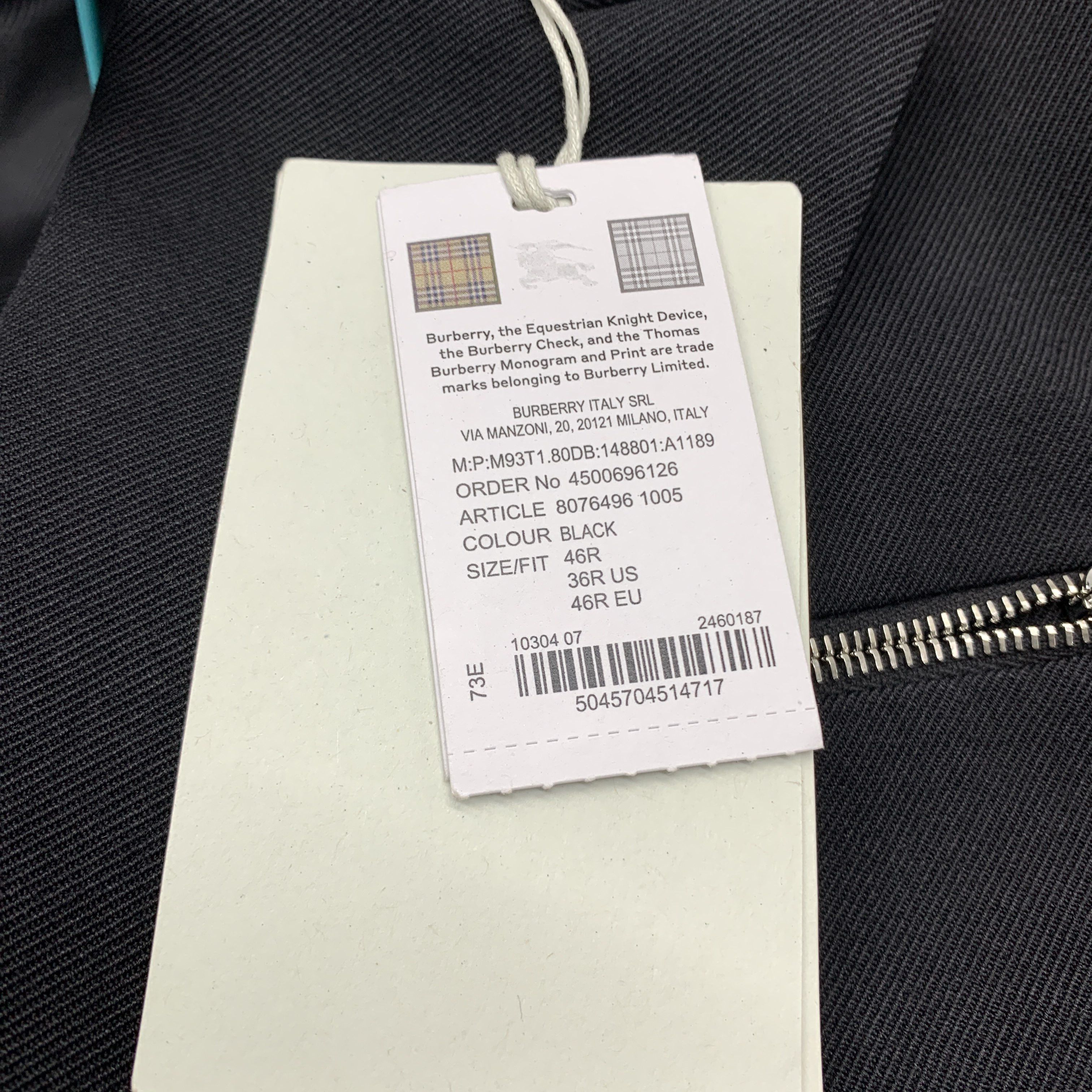 Burberry Burberry Wool Blend Blazer Size 36R Size 36R - 3 Thumbnail