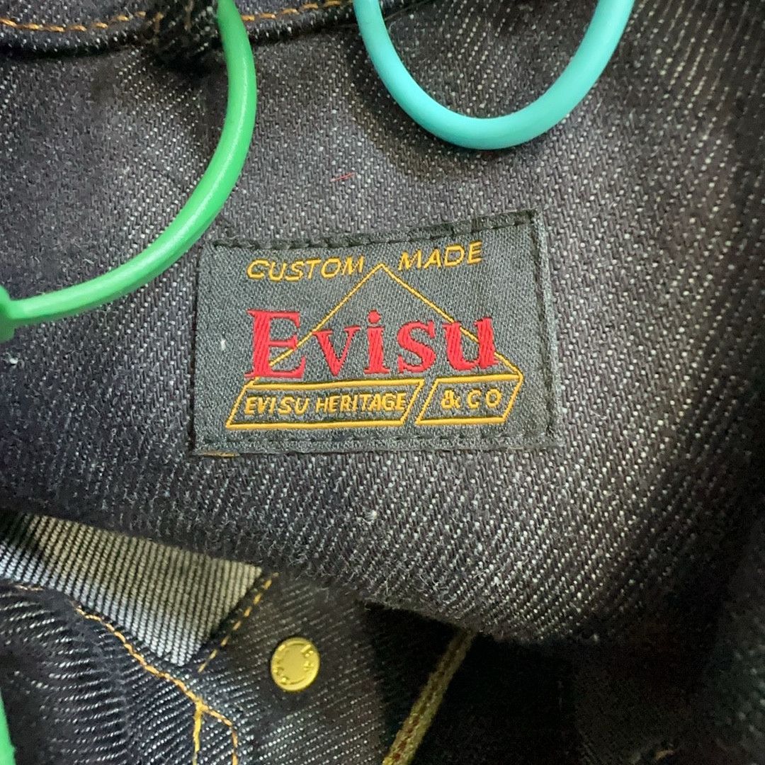 Evisu Evisu Horse Embroidery Denim Jacket Size XL Size US XL / EU 56 / 4 - 2 Thumbnail