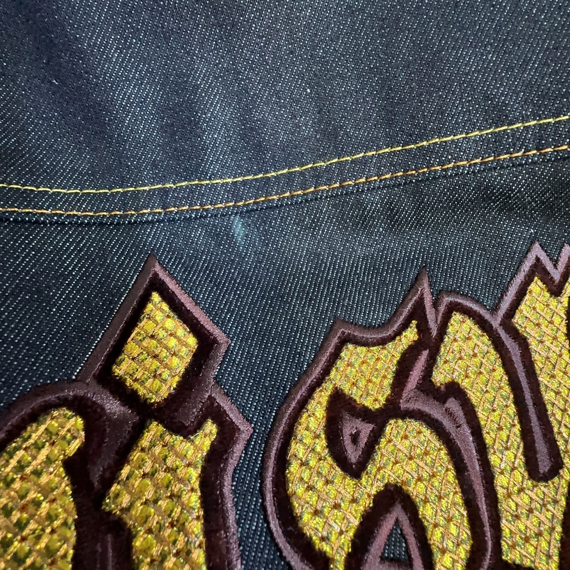 Evisu Evisu Horse Embroidery Denim Jacket Size XL Size US XL / EU 56 / 4 - 6 Thumbnail